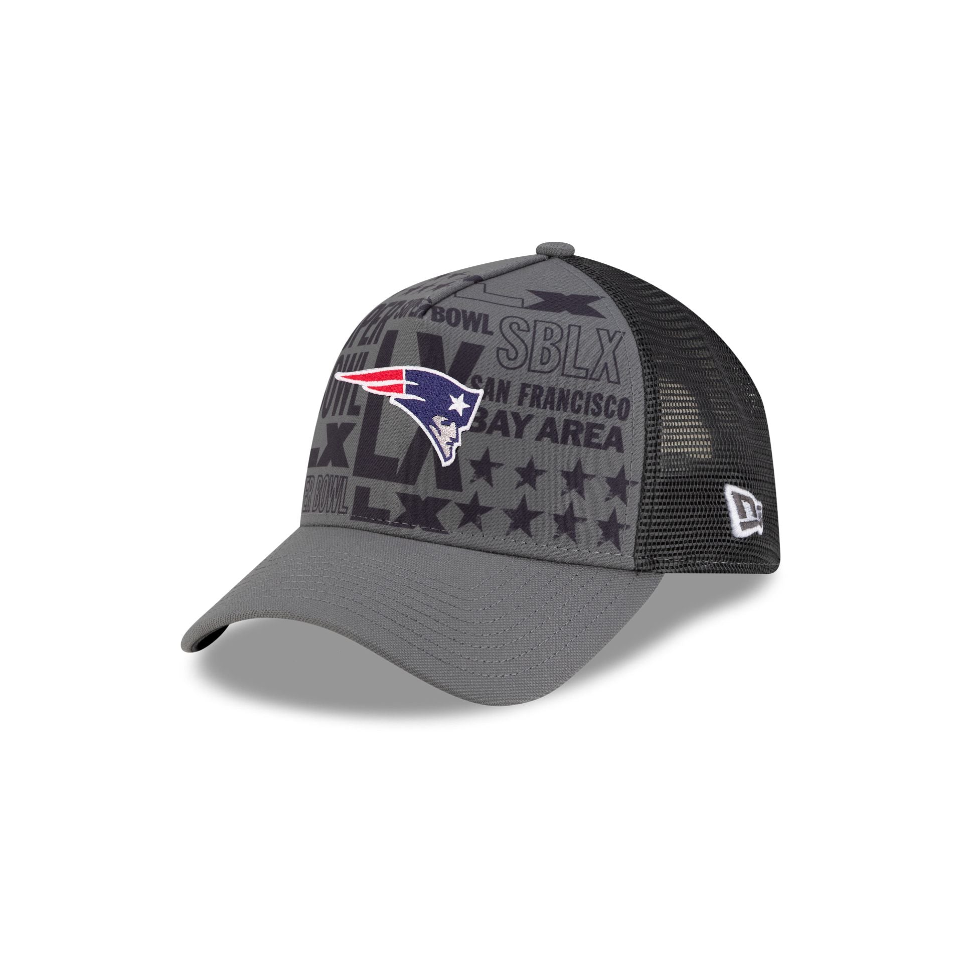 New England Patriots Super Bowl LX Participation 9FORTY A-Frame Trucke - Image 3
