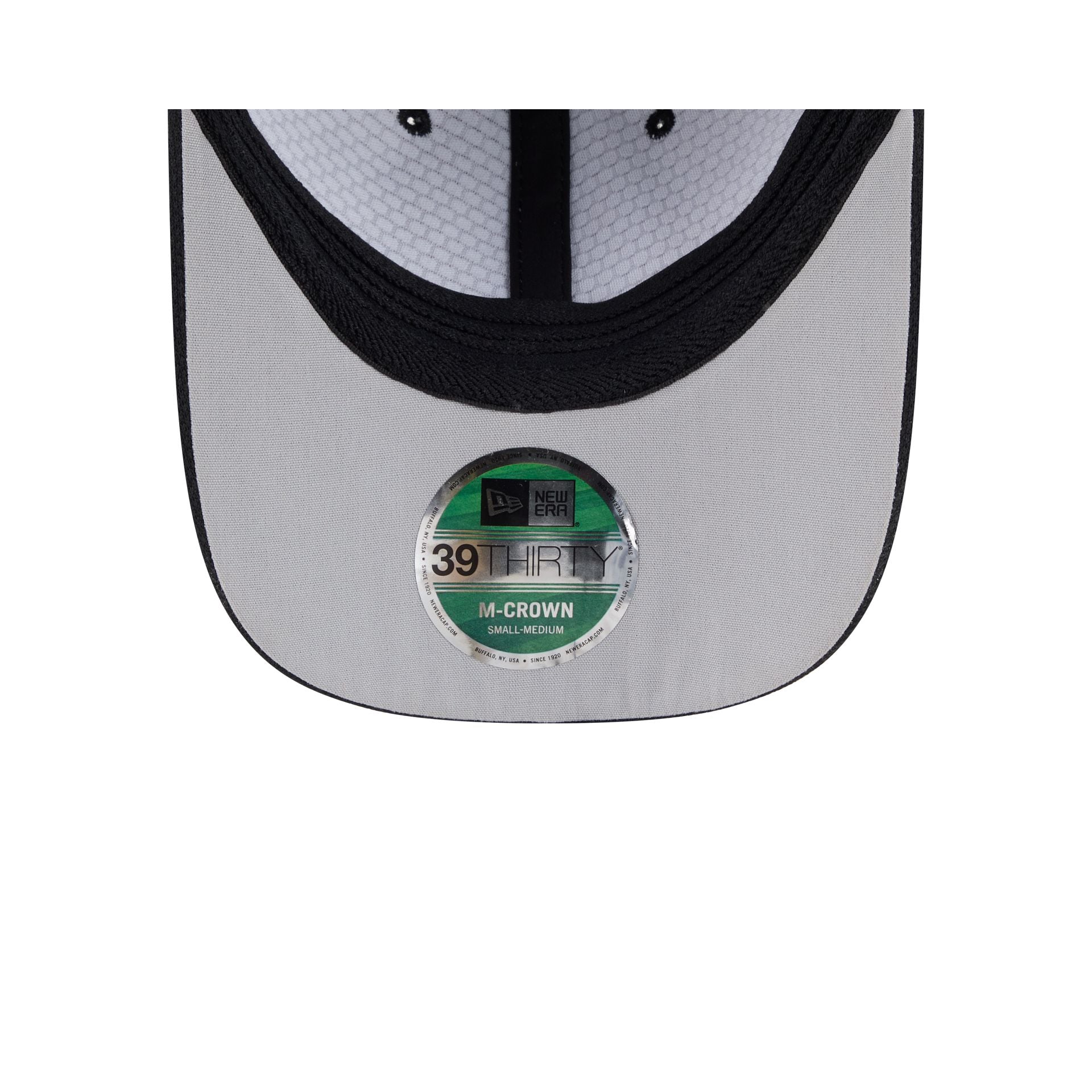 New Era Cap Black Cotton 39THIRTY M-Crown Stretch Fit Hat - Image 7