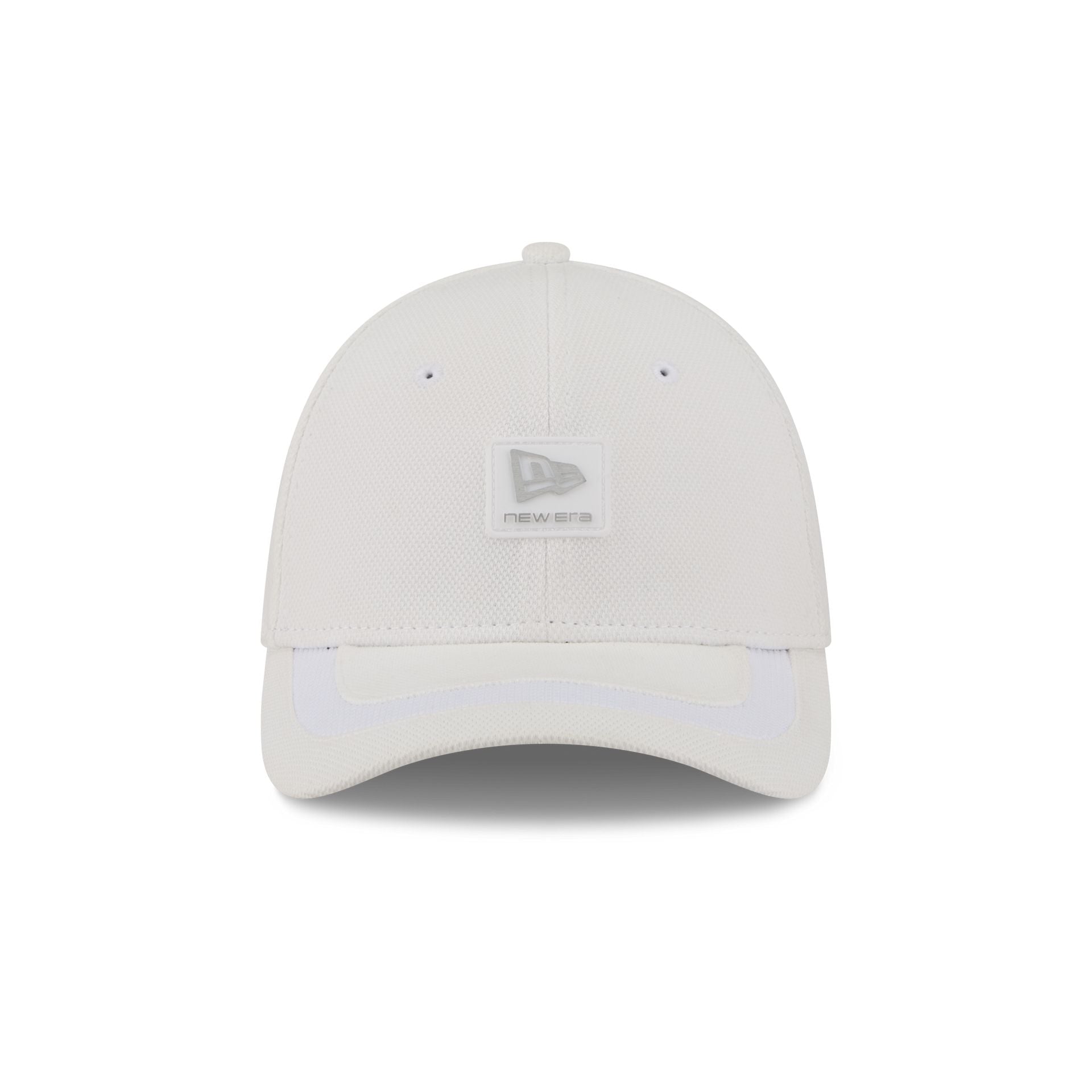 New Era Cap White Cotton 39THIRTY M-Crown Stretch Fit Hat - Image 2
