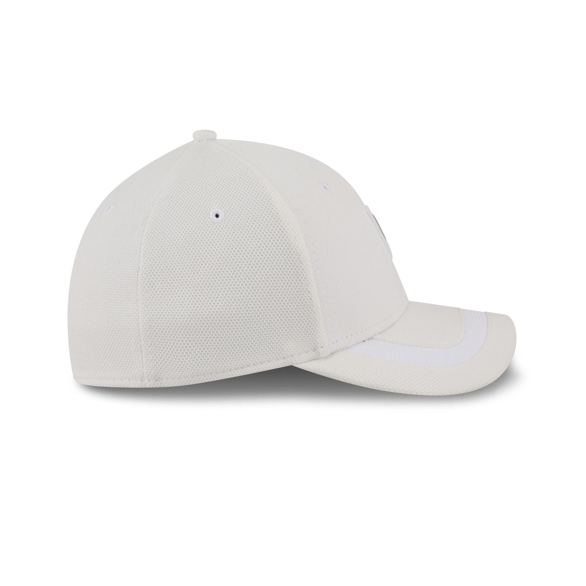 New Era Cap White Cotton 39THIRTY M-Crown Stretch Fit Hat - Image 5