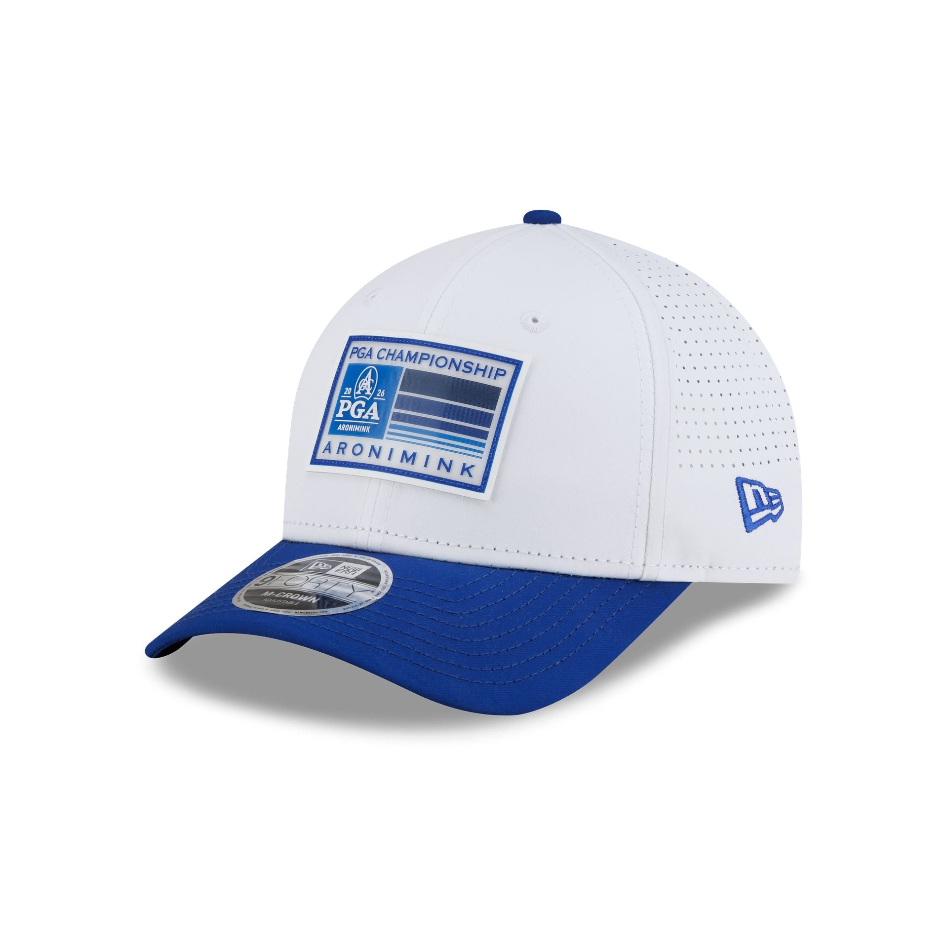 2026 PGA Championship Aronimink Performance White Royal 9FORTY M-Crown