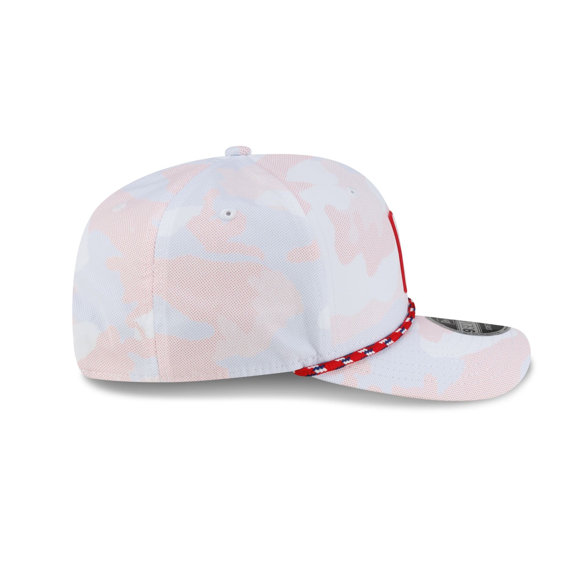 2026 PGA Championship Aronimink Scarlet Camo 9SEVENTY Stretch-Snap Hat - Image 5