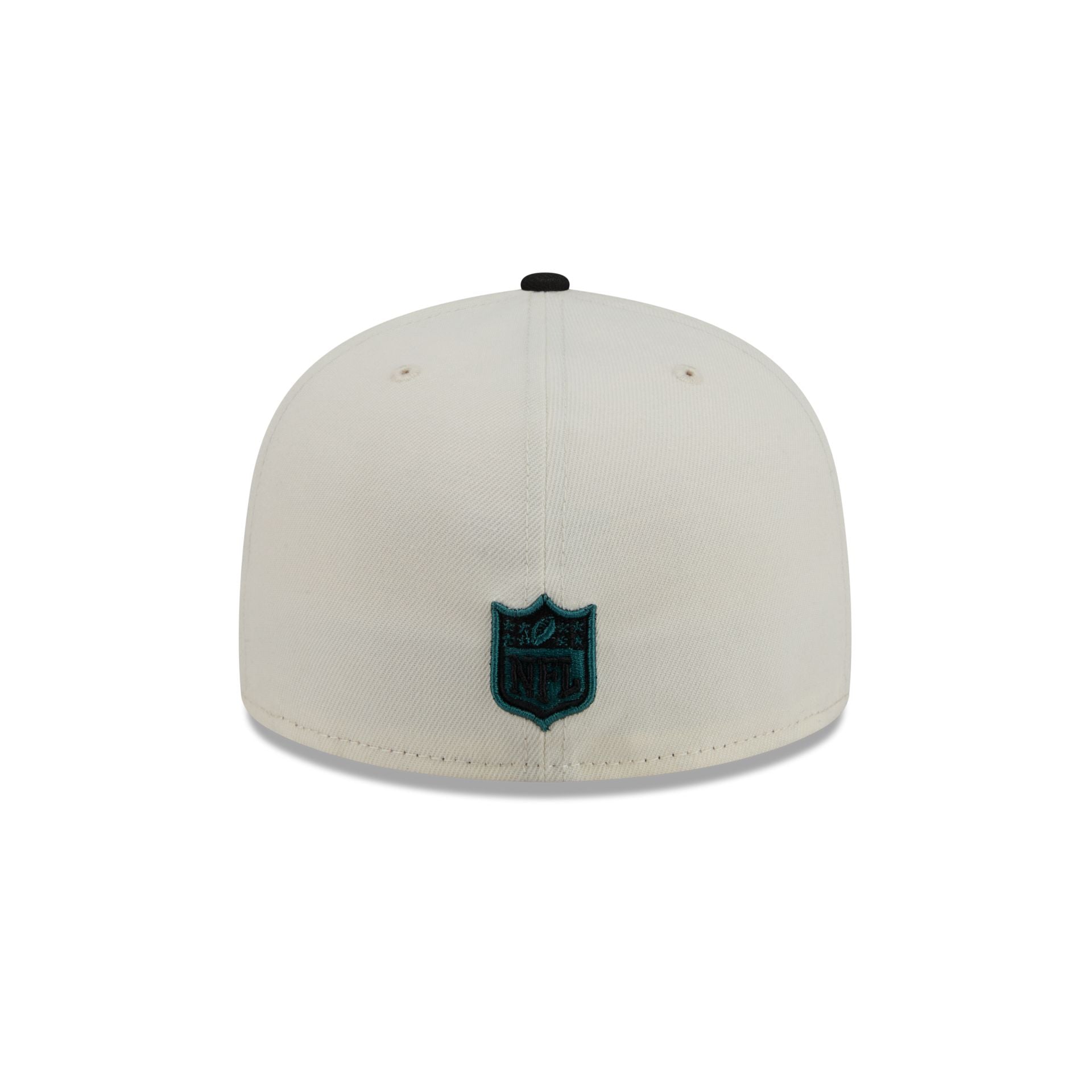 Philadelphia Eagles Chrome White Basic 59FIFTY Fitted Hat - Image 6