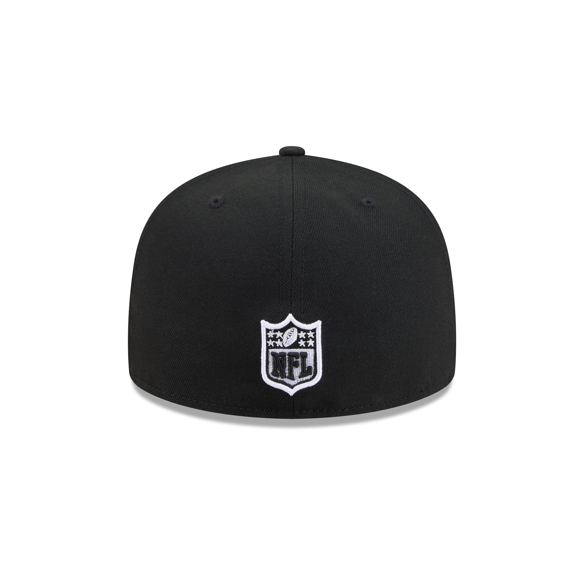 Philadelphia Eagles Black and White Basic 59FIFTY Fitted Hat - Image 6