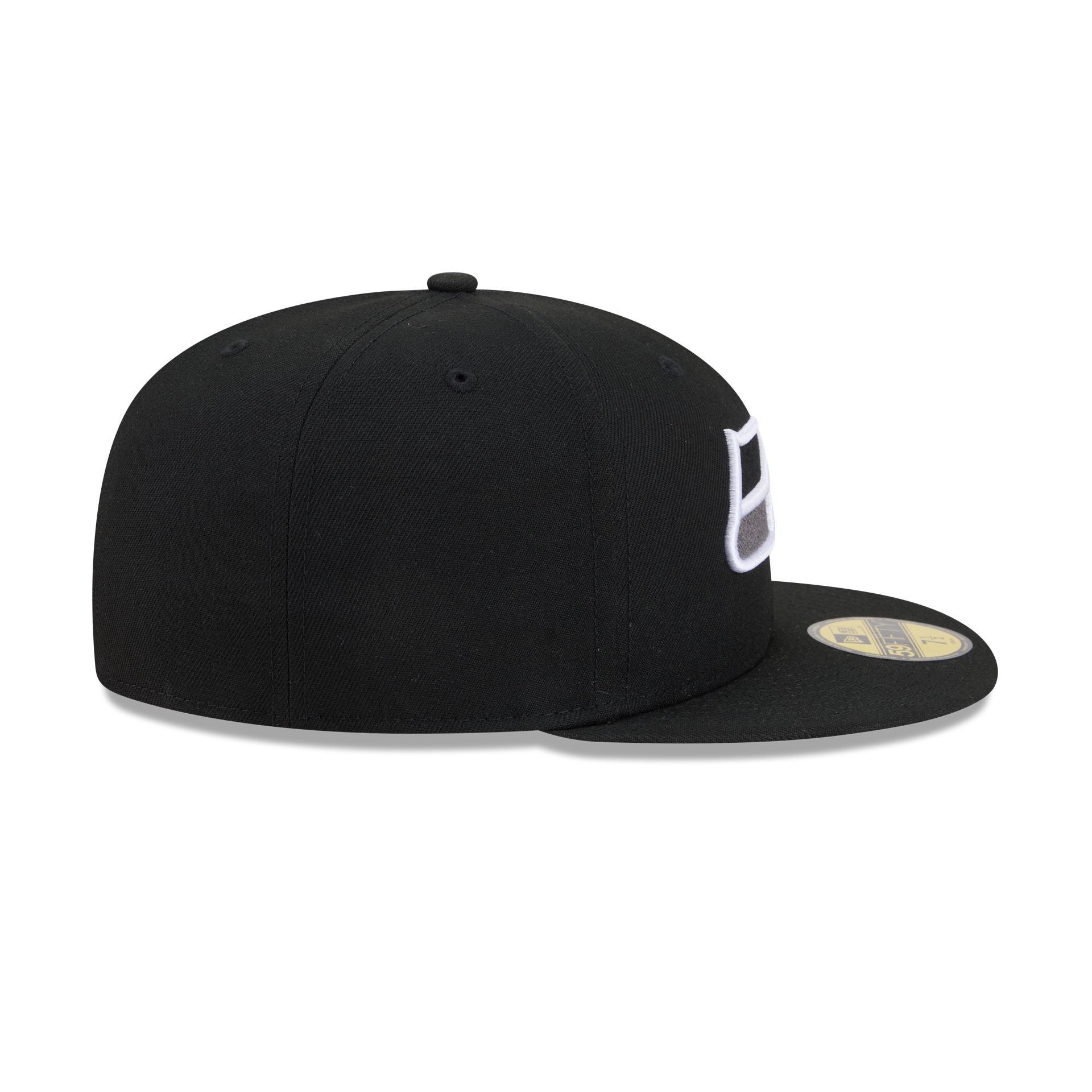 Seattle Seahawks Black and White Basic 59FIFTY Fitted Hat - Image 5