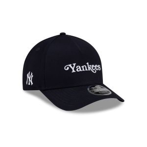 New York or Nowhere x New York Yankees Black 9FORTY M-Crown A-Frame Snapback Hat