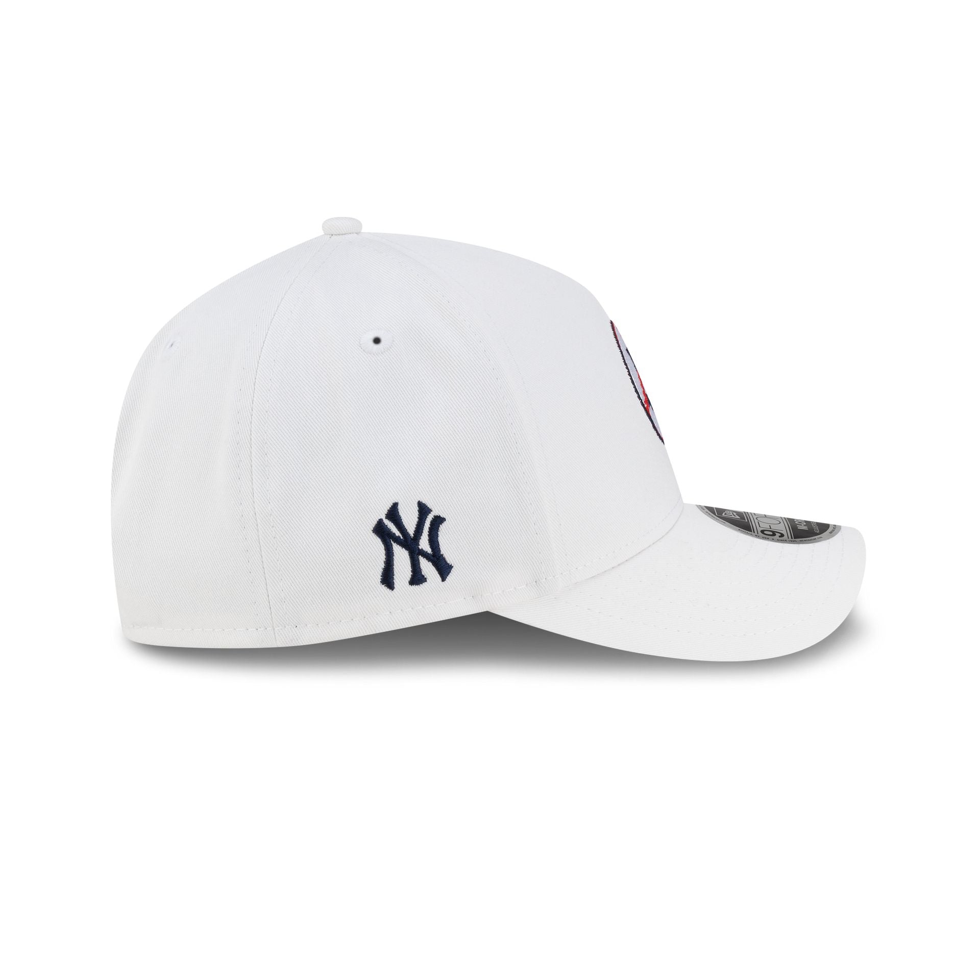 New York or Nowhere x New York Yankees Baseball White 9FORTY M-Crown A-Frame Snapback Hat - Image 4