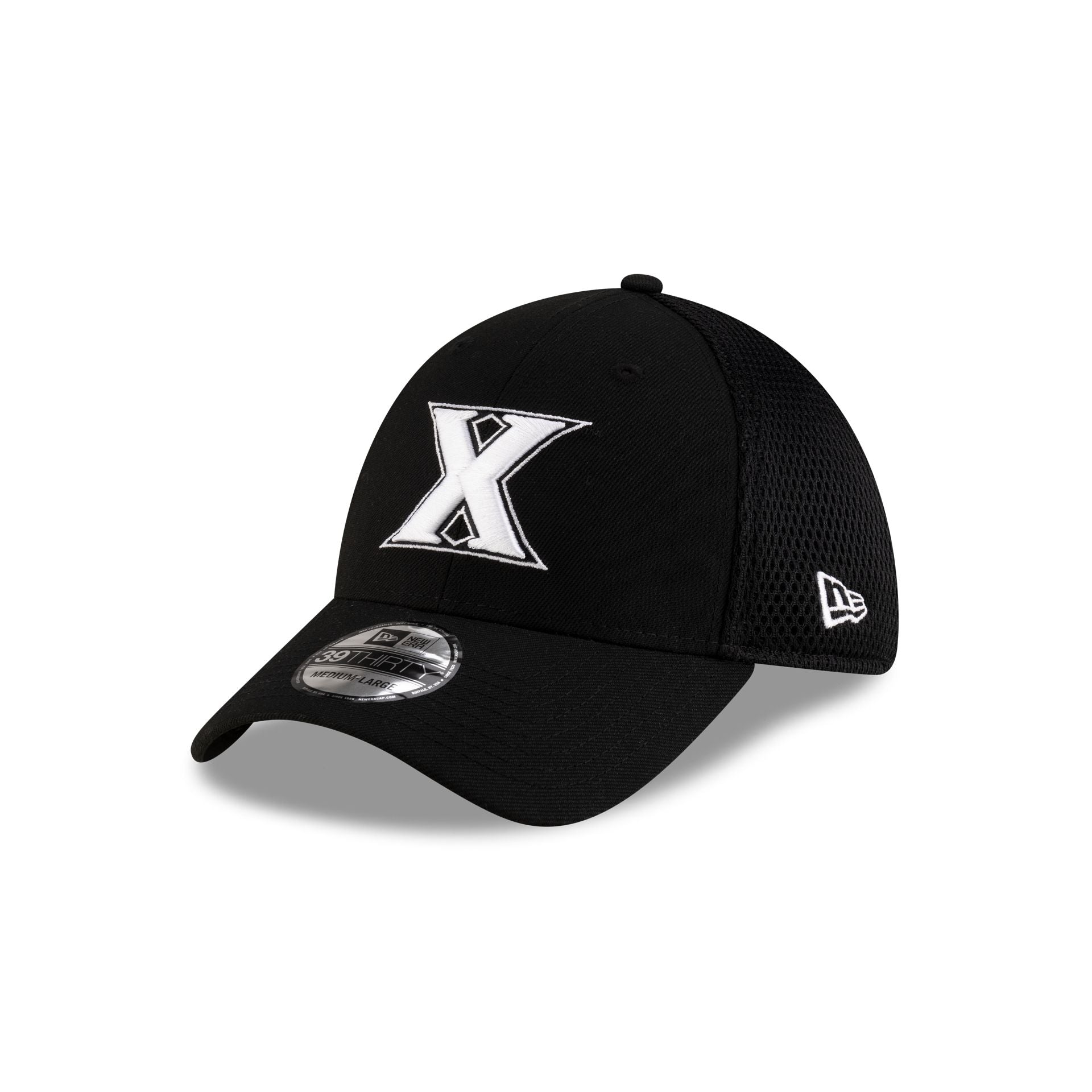 Xavier Musketeers Black 39THIRTY Stretch Fit Hat - Image 3