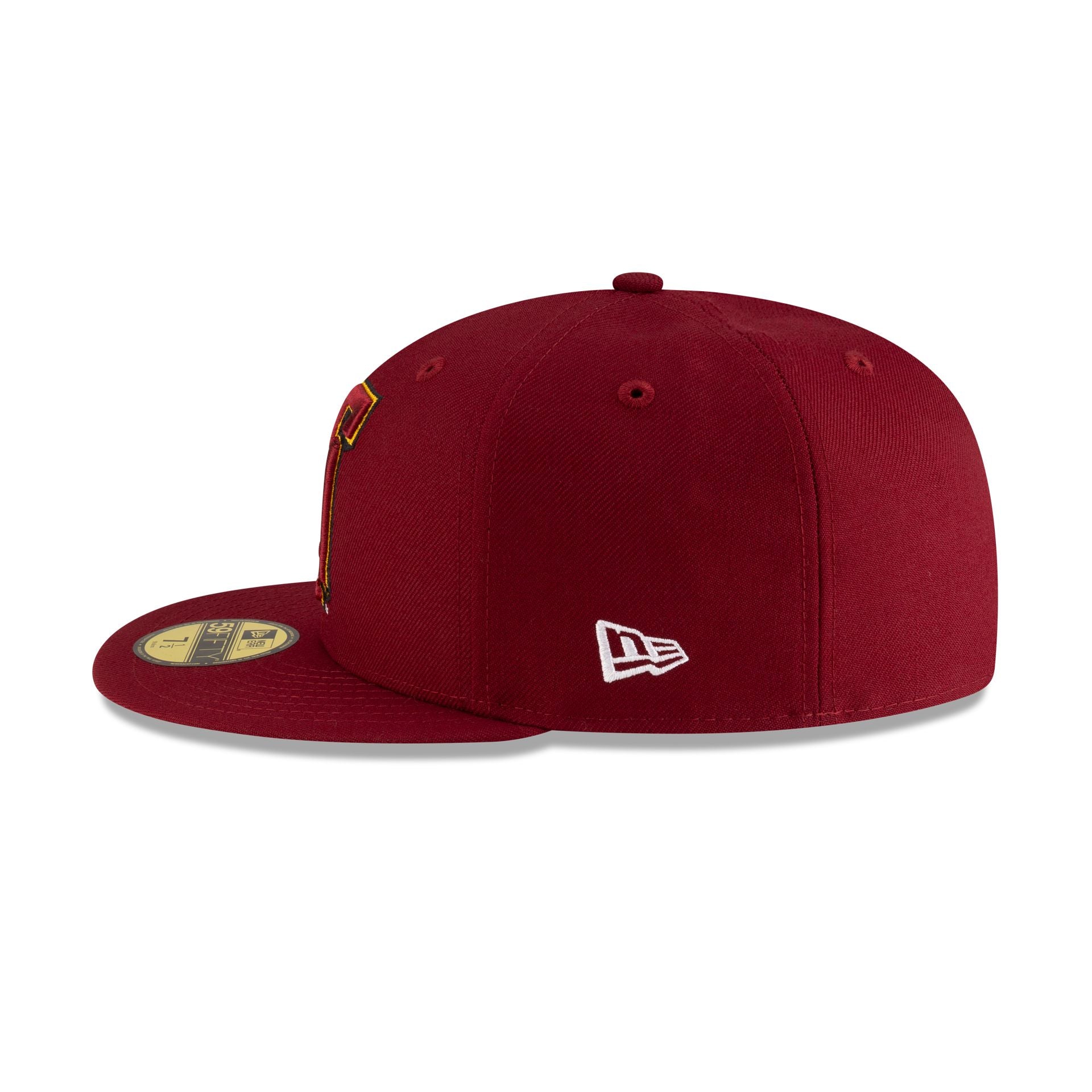 Tuskegee Golden Tigers Red 59FIFTY Fitted Hat - Image 5