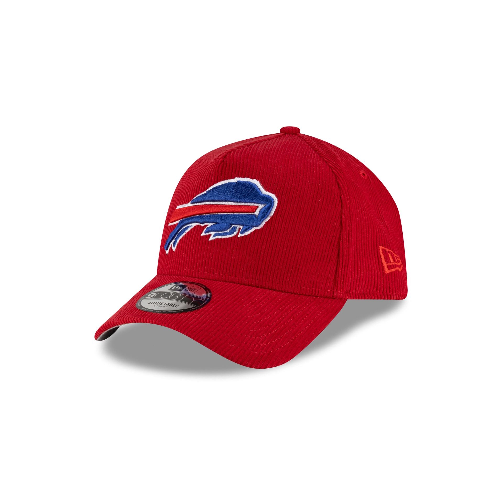 Buffalo Bills Red Corduroy 9FORTY A-Frame Snapback Hat - Image 3