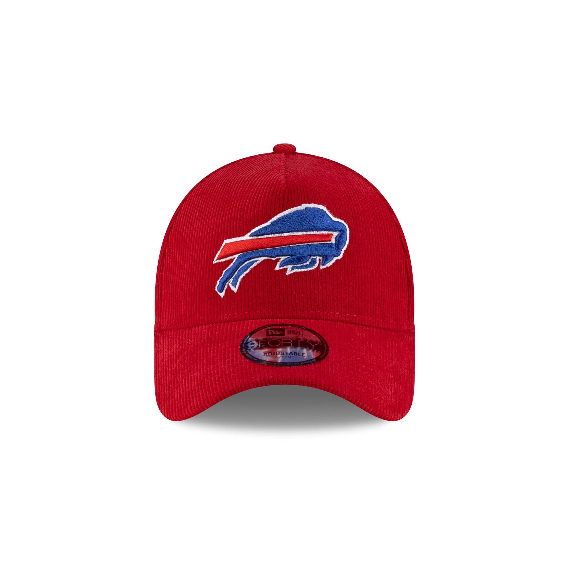 Buffalo Bills Red Corduroy 9FORTY A-Frame Snapback Hat - Image 2