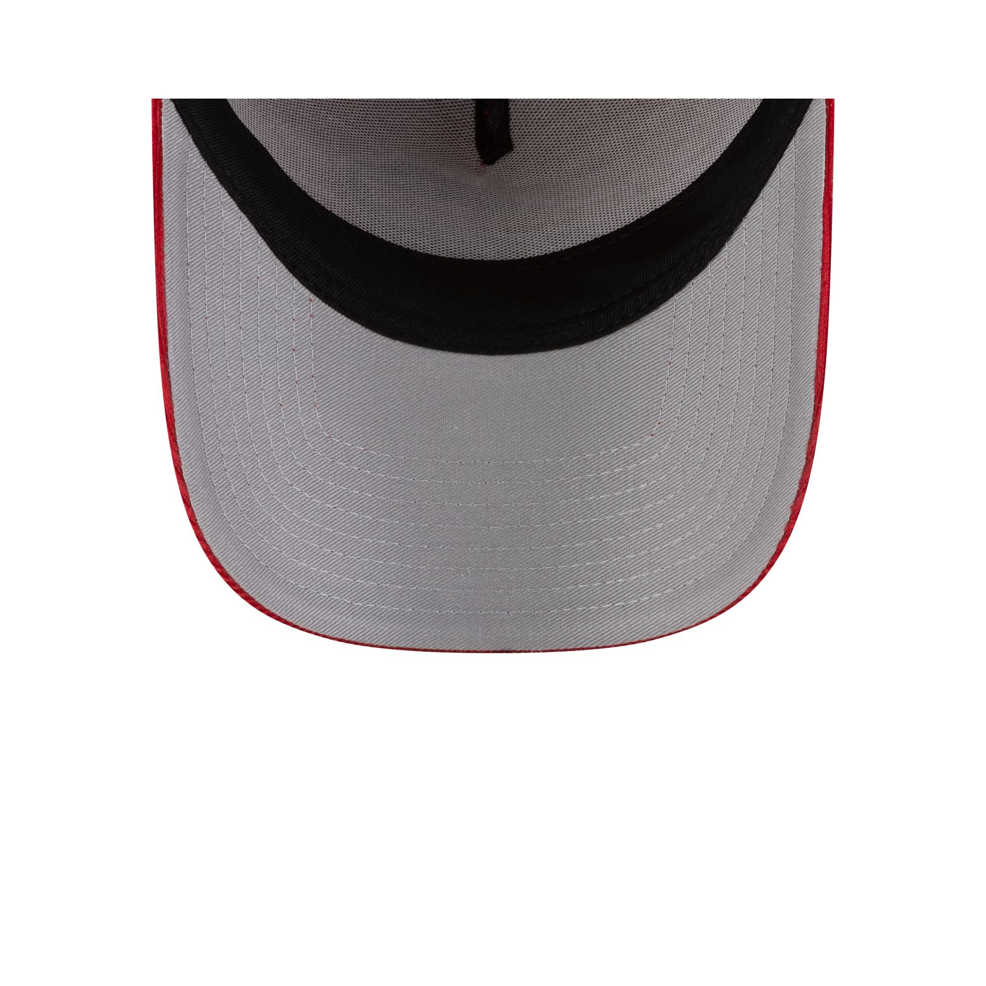 Buffalo Bills Red Corduroy 9FORTY A-Frame Snapback Hat - Image 7