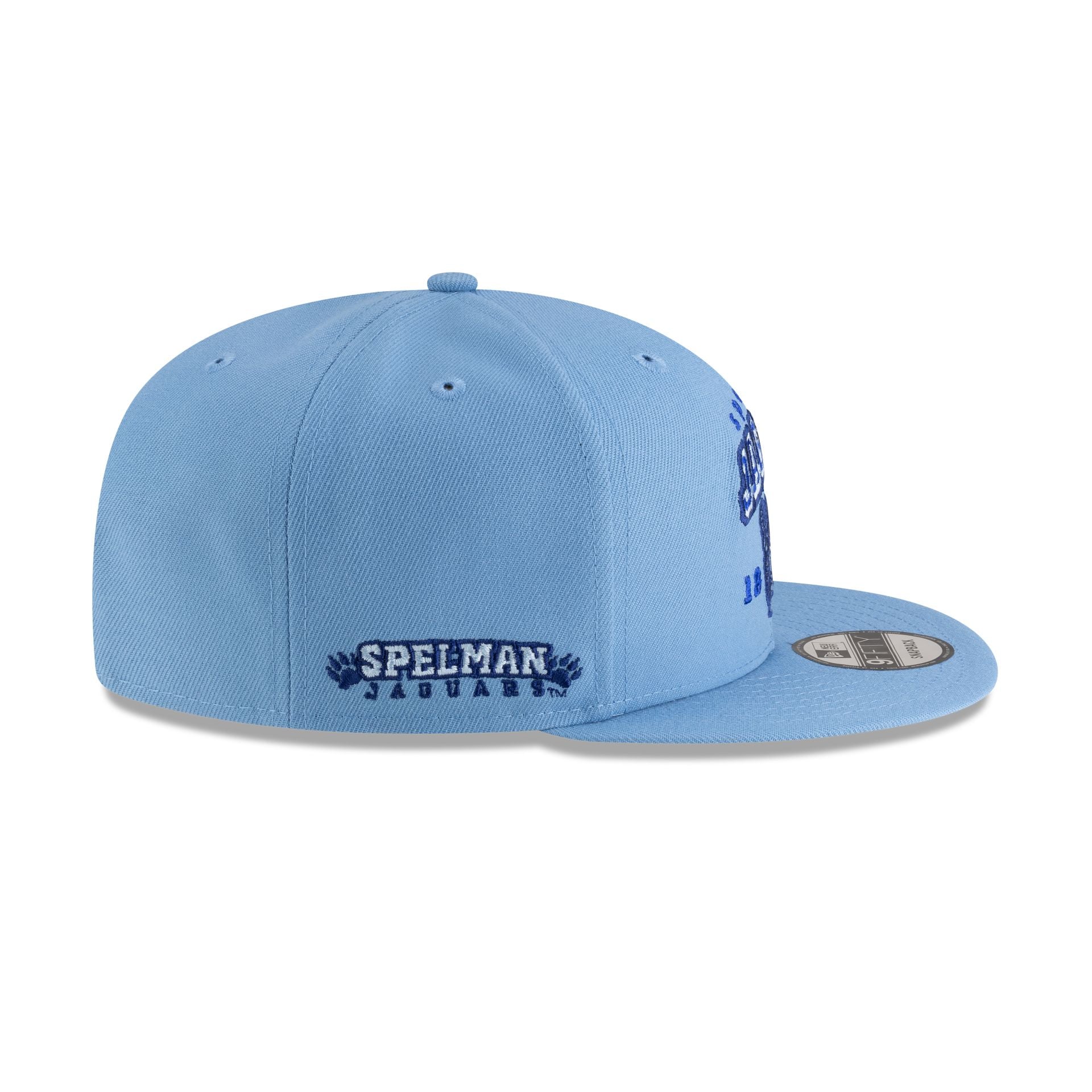Spelman Jaguars Sky Blue 9FIFTY Snapback Hat - Image 4