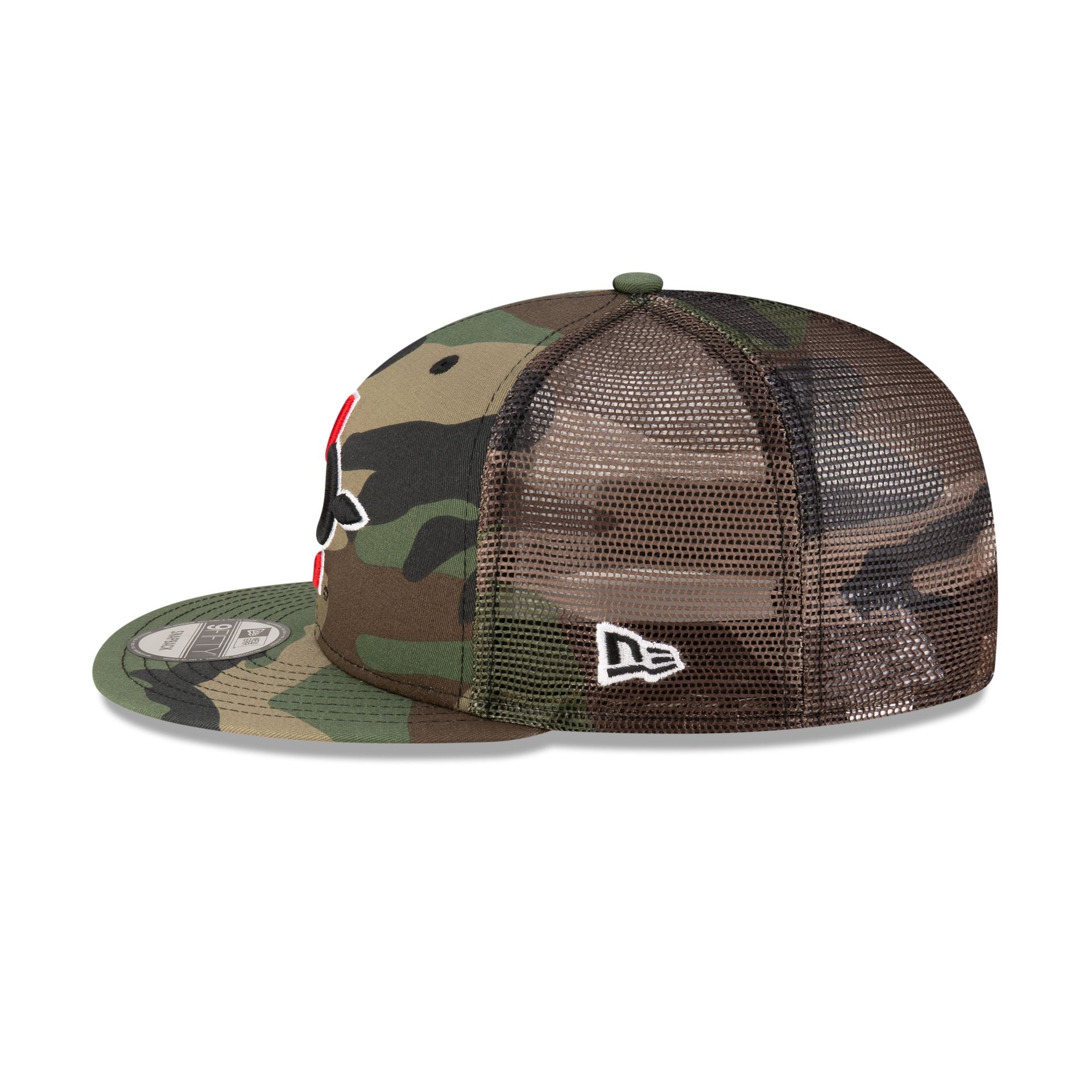 San Diego State Aztecs Camo 9FIFTY Trucker Hat - Image 4