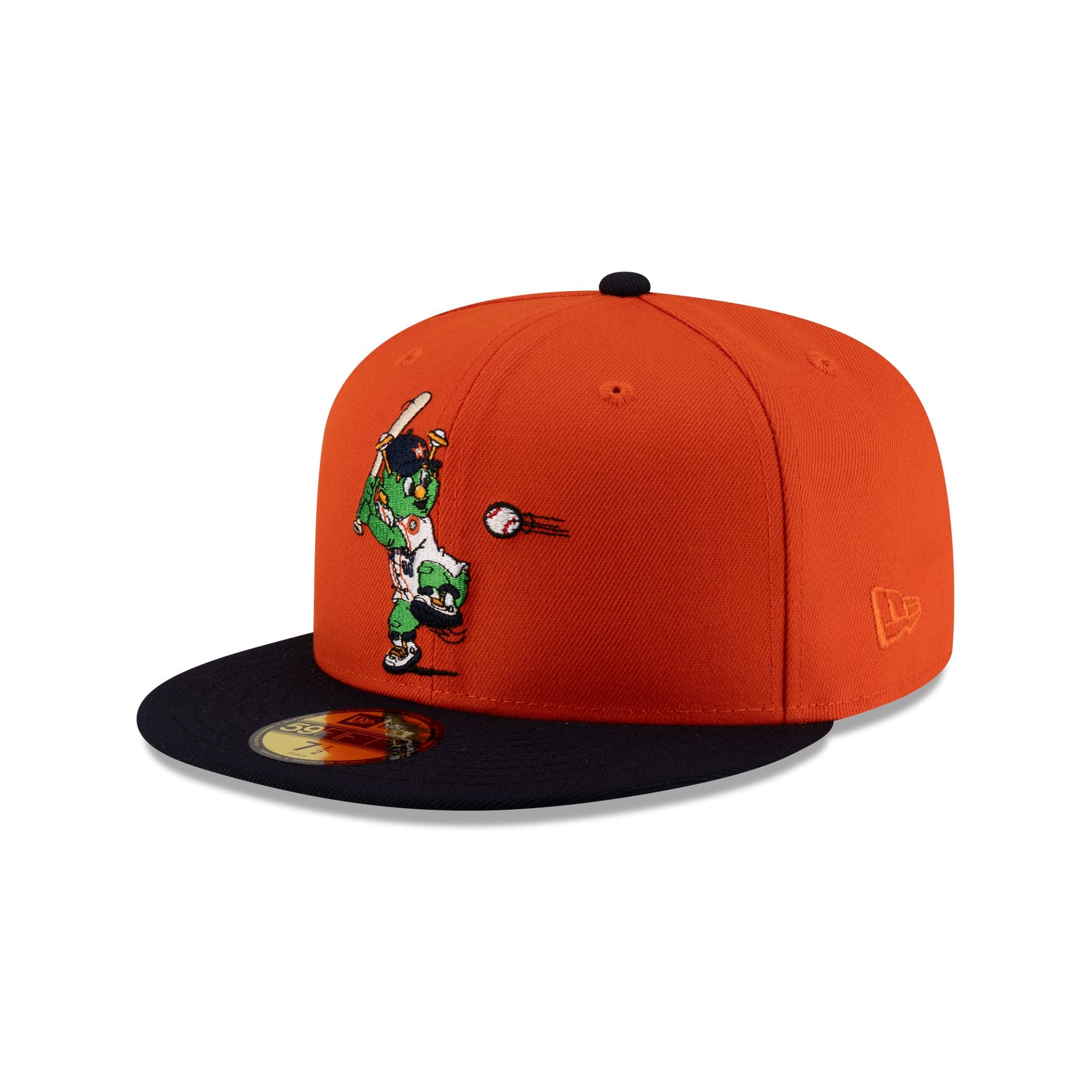 Houston Astros Mascot Orange 59FIFTY Fitted Hat - Image 3