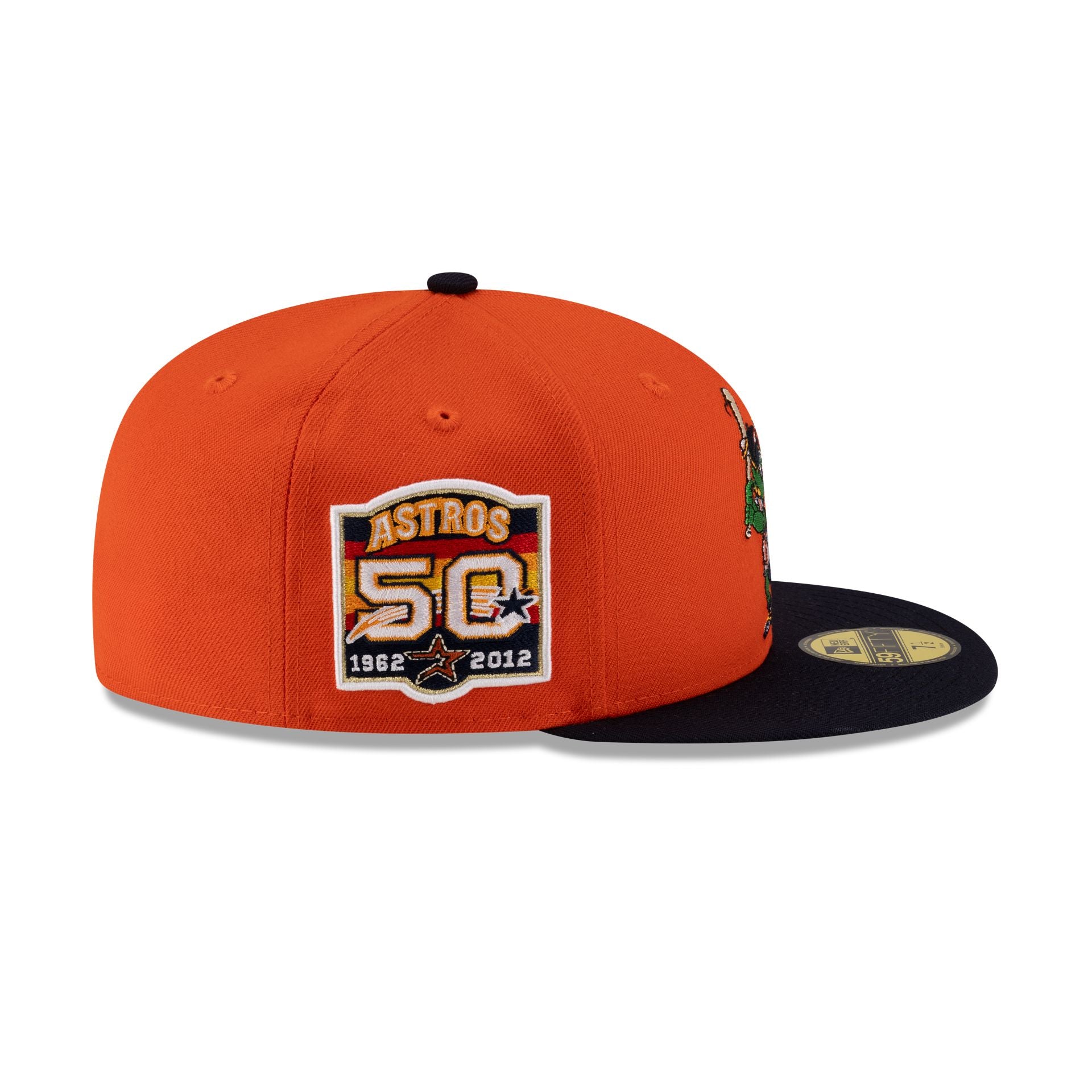 Houston Astros Mascot Orange 59FIFTY Fitted Hat - Image 4