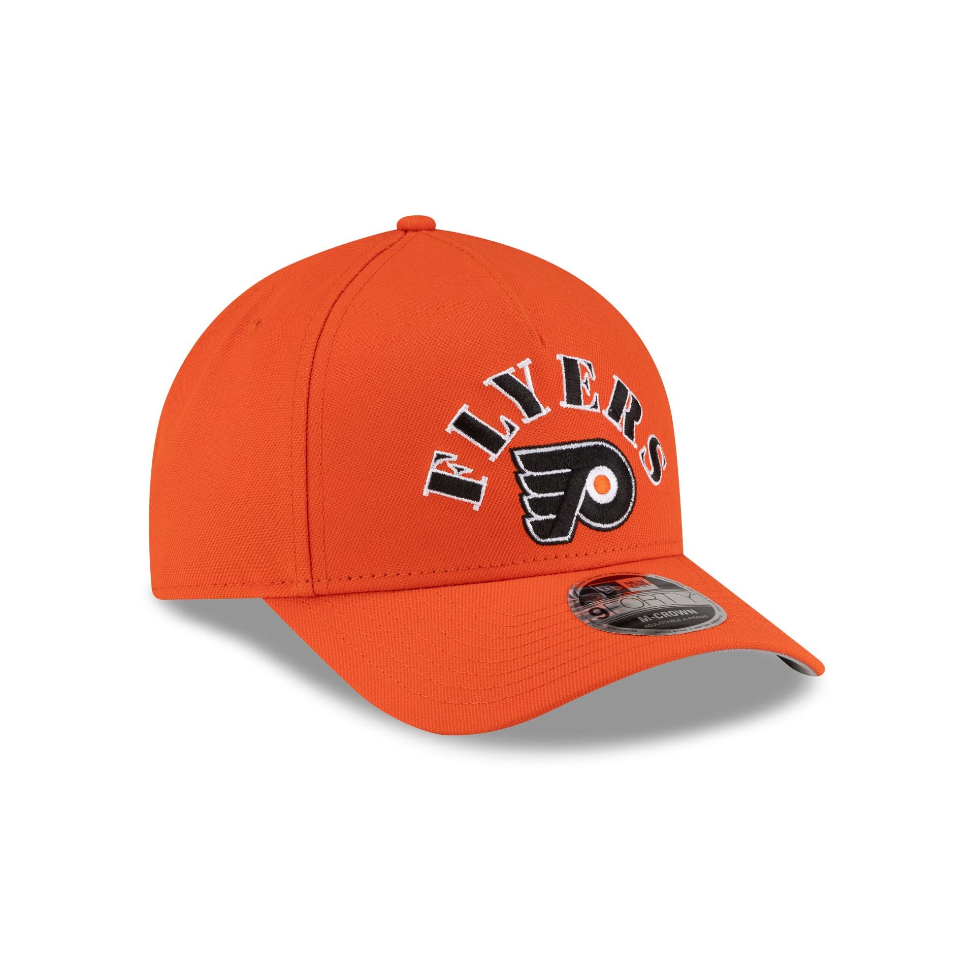 Philadelphia Flyers Retro Arch 9FORTY M-Crown A-Frame Snapback Hat - Image 3