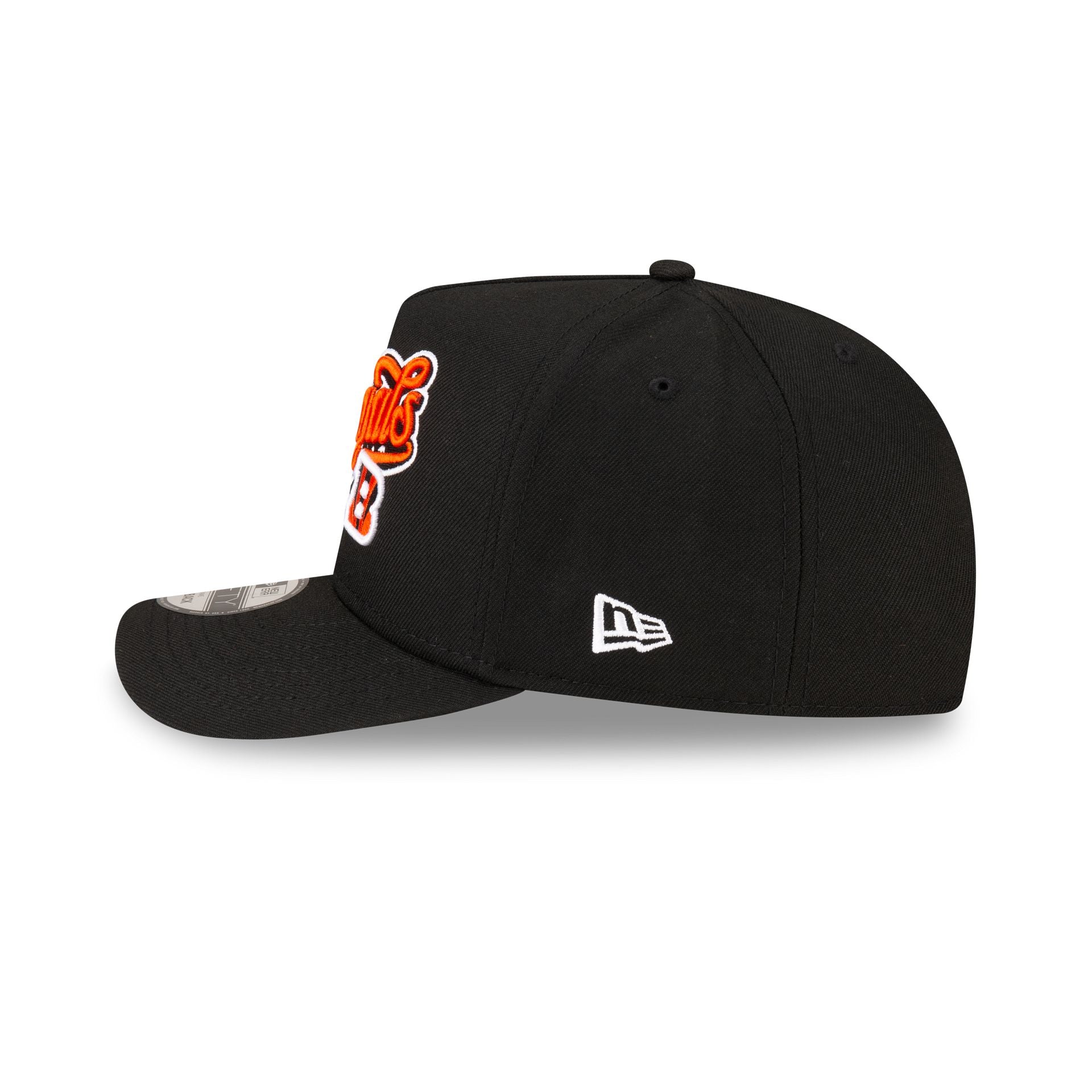 Born x Raised x Cincinnati Bengals Script Black 9FIFTY A-Frame Snapbac - Image 4