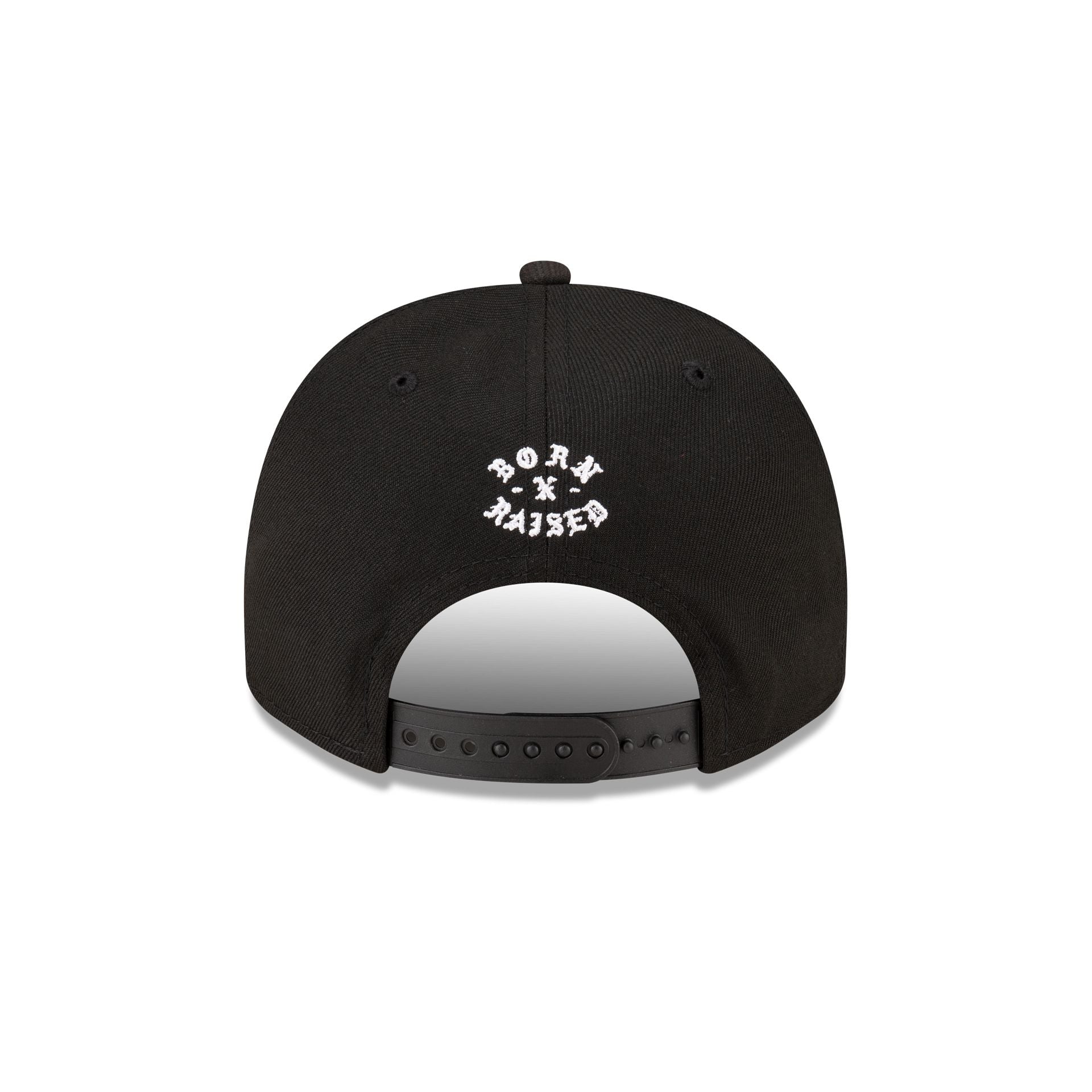 Born x Raised x Cincinnati Bengals Script Black 9FIFTY A-Frame Snapbac - Image 6