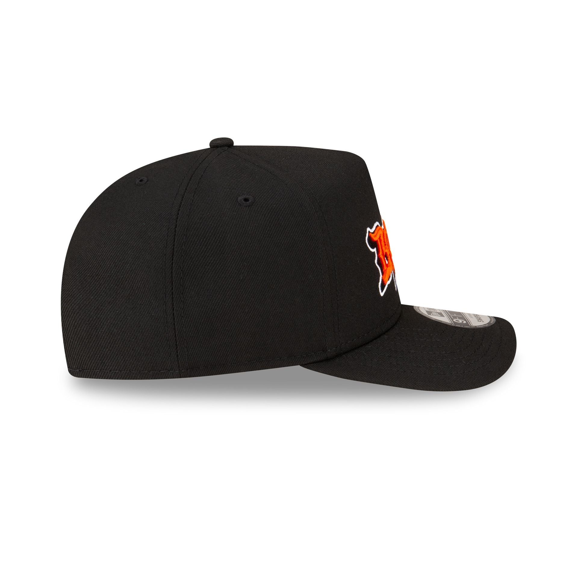 Born x Raised x Cincinnati Bengals Script Black 9FIFTY A-Frame Snapbac - Image 5