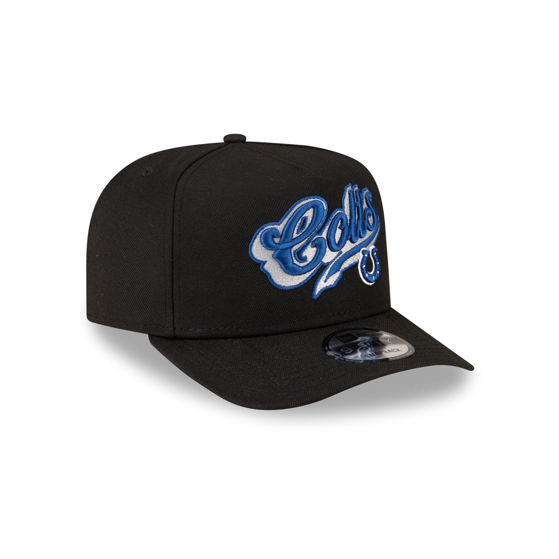 Born x Raised x Indianapolis Colts Script Black 9FIFTY A-Frame Snapbac - Image 3
