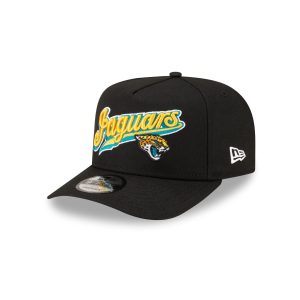 Born x Raised x Jacksonville Jaguars Script Black 9FIFTY A-Frame Snapb