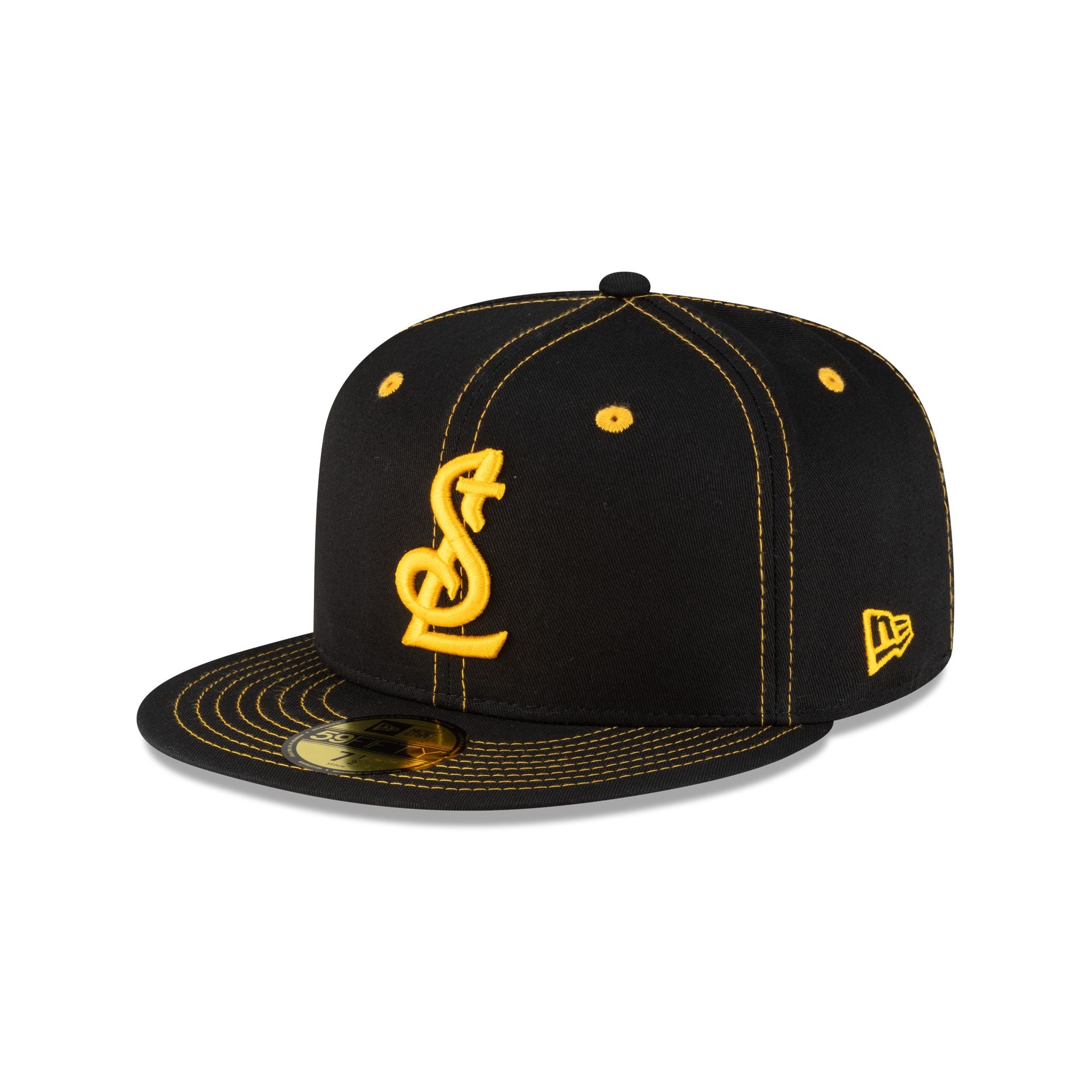 St. Louis Blues Gold Stitched 59FIFTY Fitted Hat