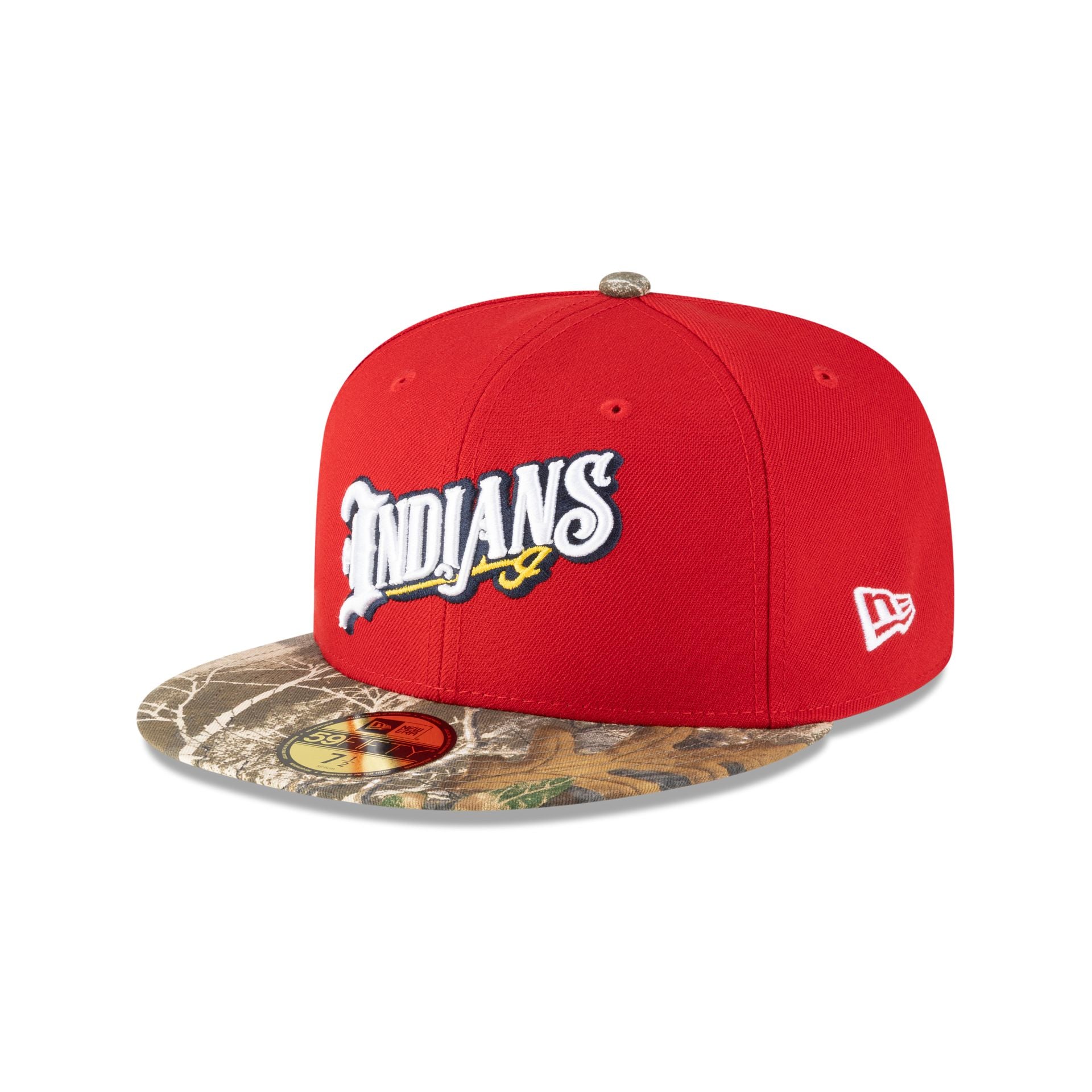 Indianapolis Indians Realtree Visor 59FIFTY Fitted Hat - Image 3