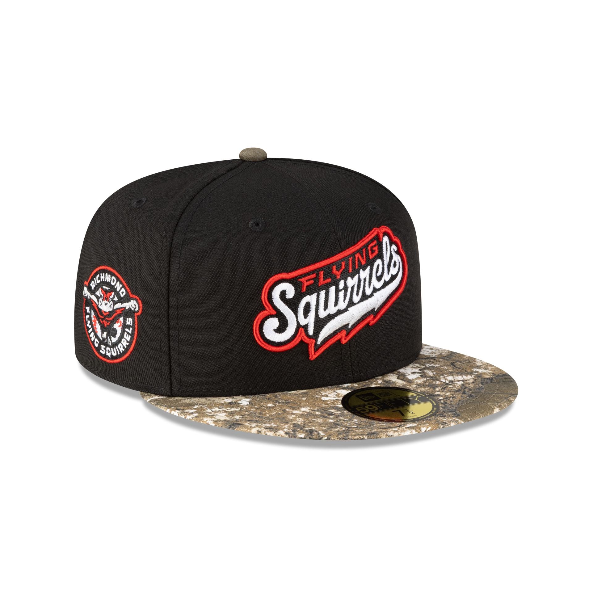 Richmond Flying Squirrels Realtree Visor 59FIFTY Fitted Hat