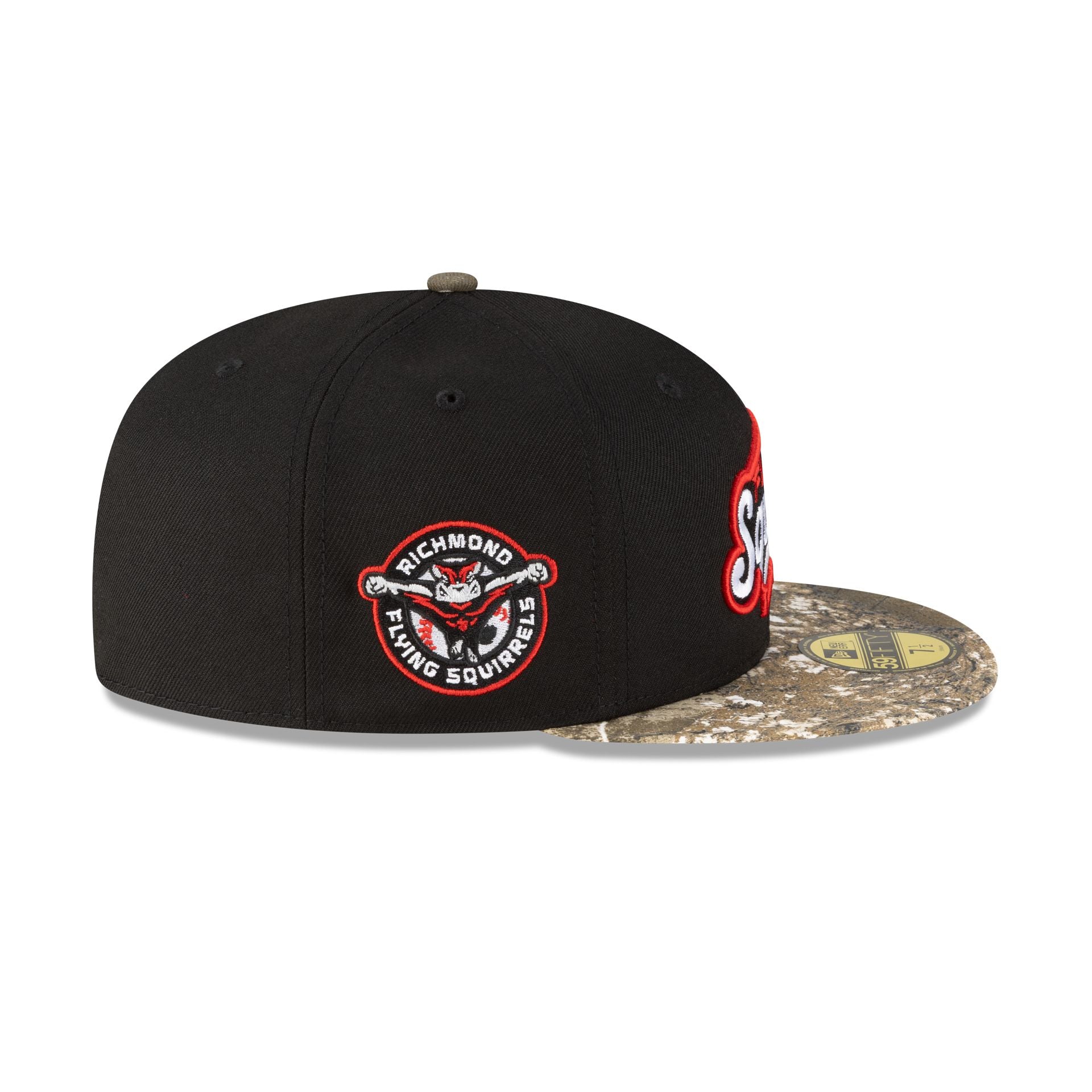 Richmond Flying Squirrels Realtree Visor 59FIFTY Fitted Hat - Image 4