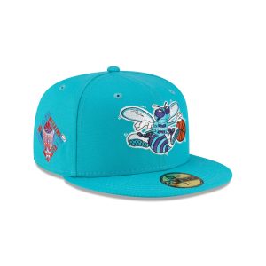 Charlotte Hornets 1988-2002 Hardwood Classics Teal 59FIFTY Fitted Hat