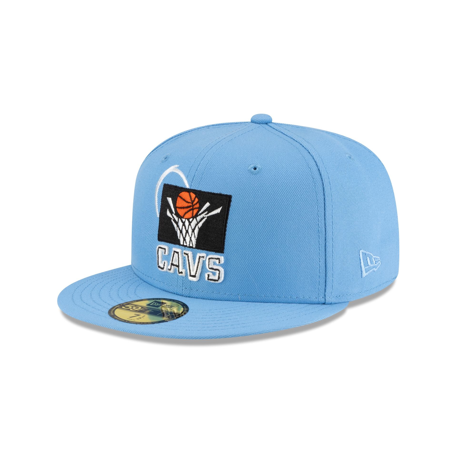 Cleveland Cavaliers 1994-2003 Hardwood Classics Radiant Blue 59FIFTY F - Image 3