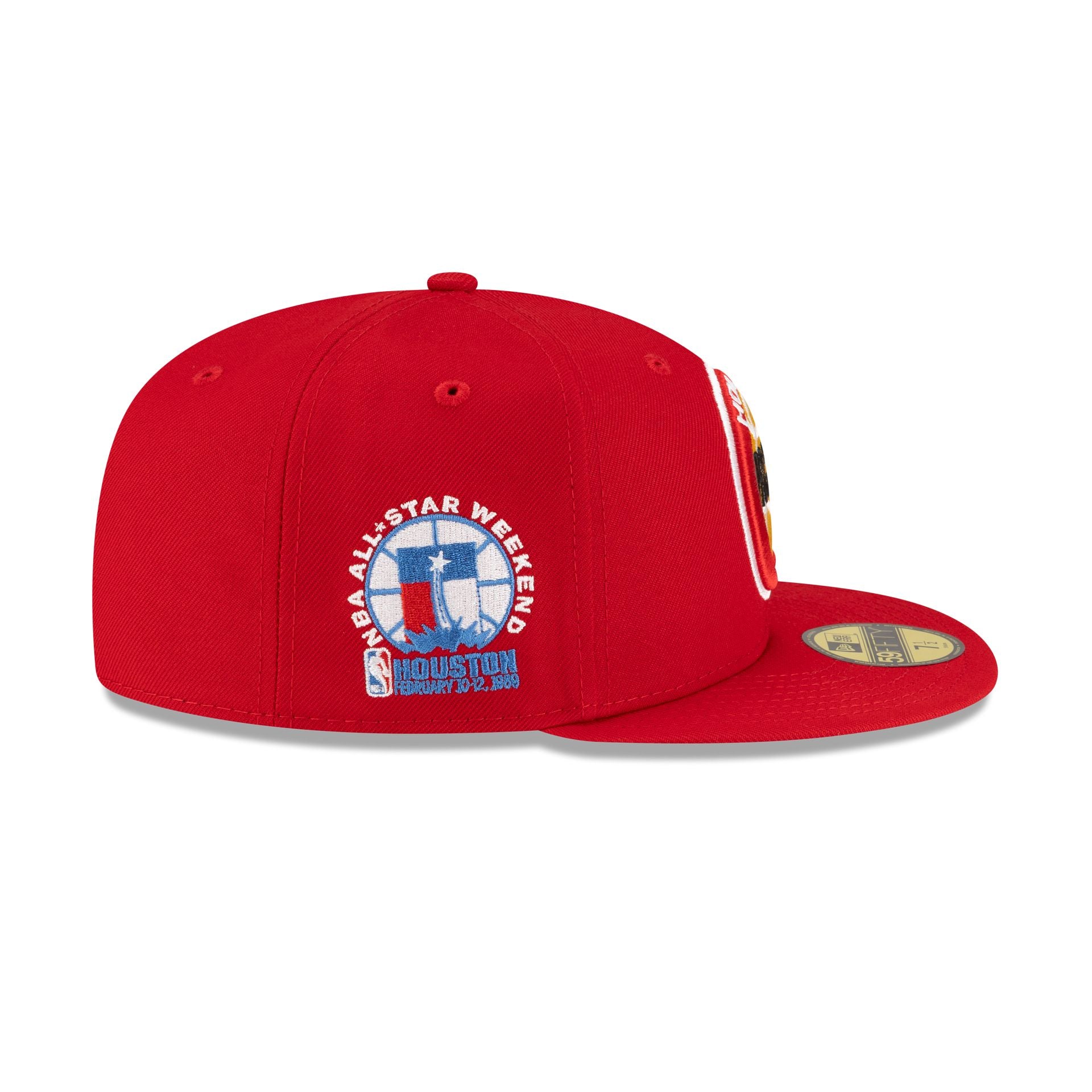 Houston Rockets 1972-1994 Hardwood Classics Scarlet 59FIFTY Fitted Hat - Image 4