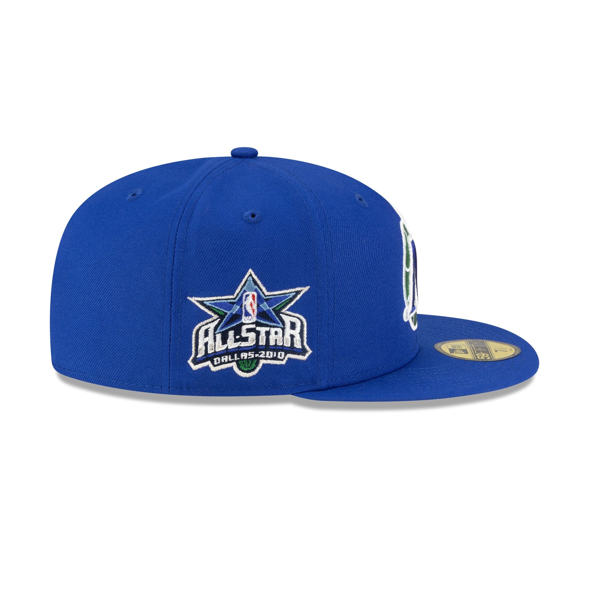 Dallas Mavericks 1980-2000 Hardwood Classics Blue 59FIFTY Fitted Hat - Image 4