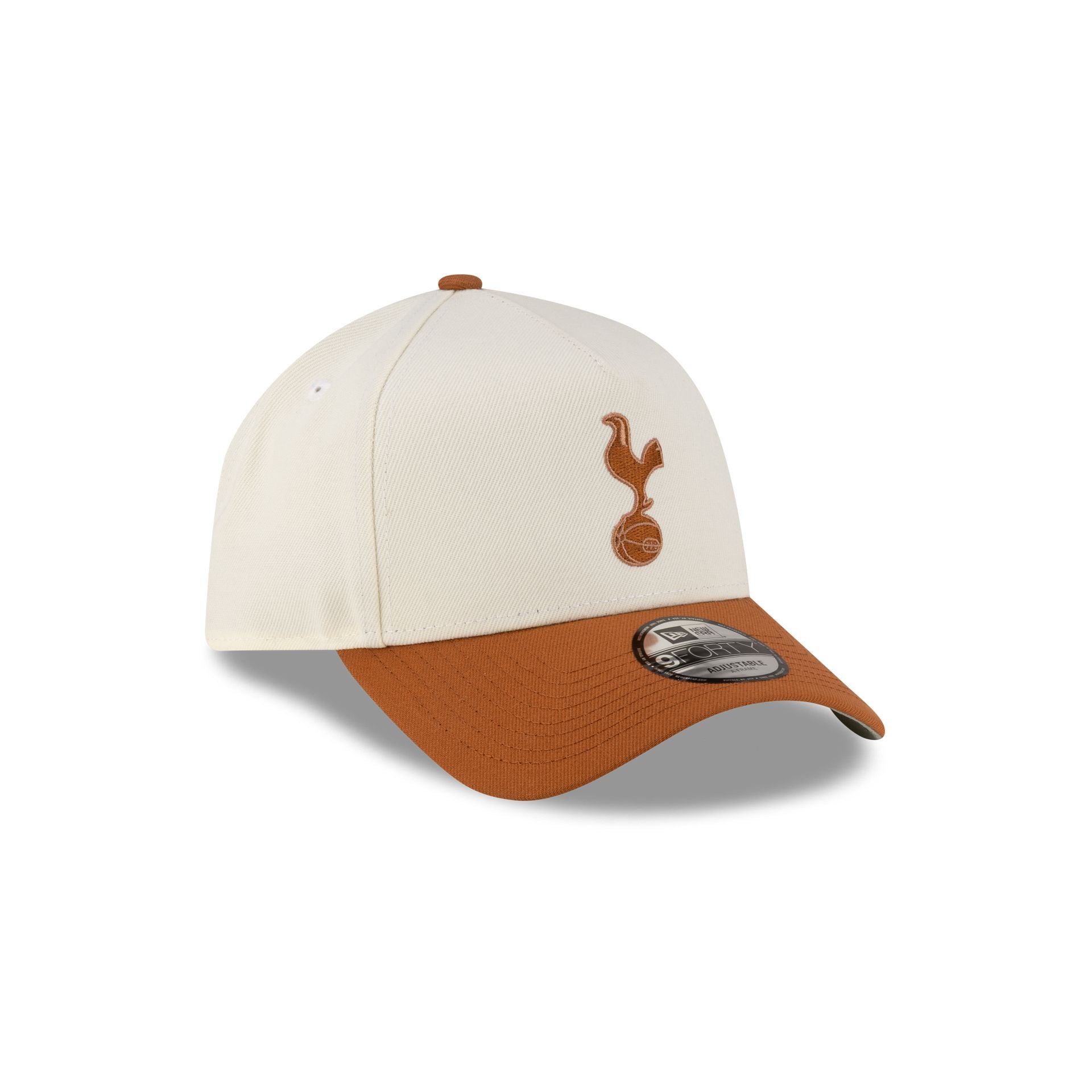 Tottenham Hotspur FC Chrome Earth Brown 9FORTY A-Frame Snapback Hat - Image 3