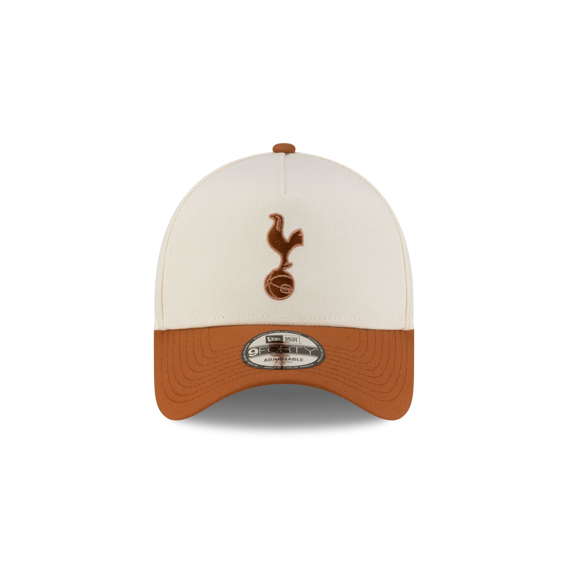 Tottenham Hotspur FC Chrome Earth Brown 9FORTY A-Frame Snapback Hat - Image 2