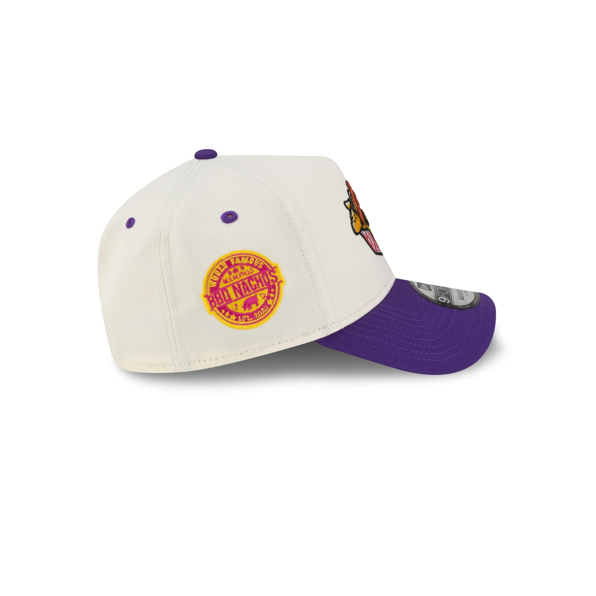 Memphis Redbirds Chrome Food Pack 9FORTY A-Frame Snapback Hat - Image 4
