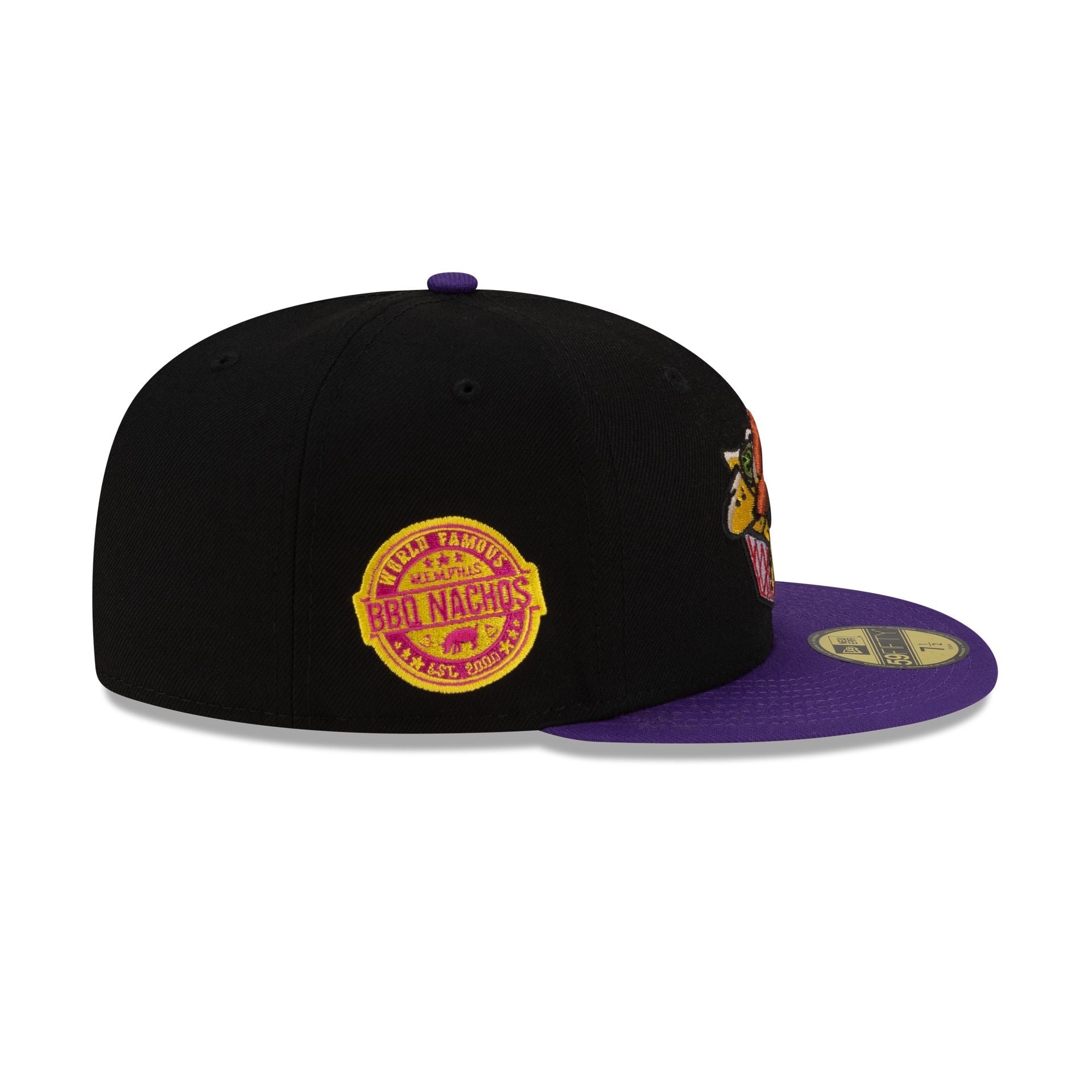 Memphis Redbirds Black Food Pack 59FIFTY Fitted Hat - Image 4