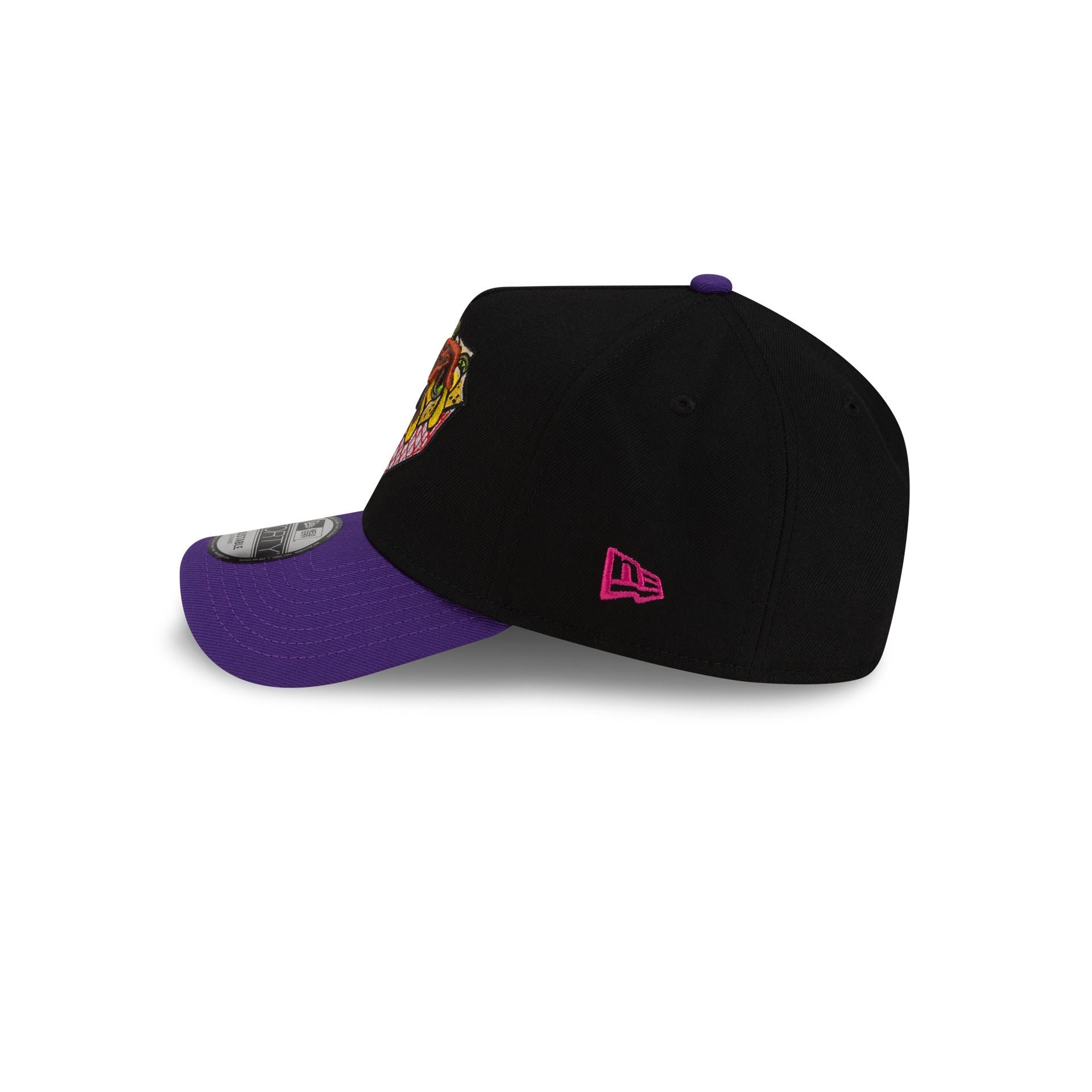 Memphis Redbirds Black Food Pack 9FORTY A-Frame Snapback Hat - Image 5