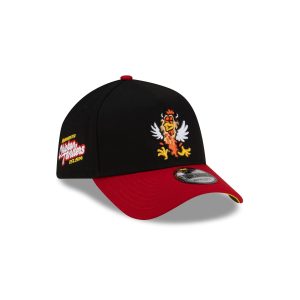 New Hampshire Fisher Cats Black Food Pack 9FORTY A-Frame Snapback Hat