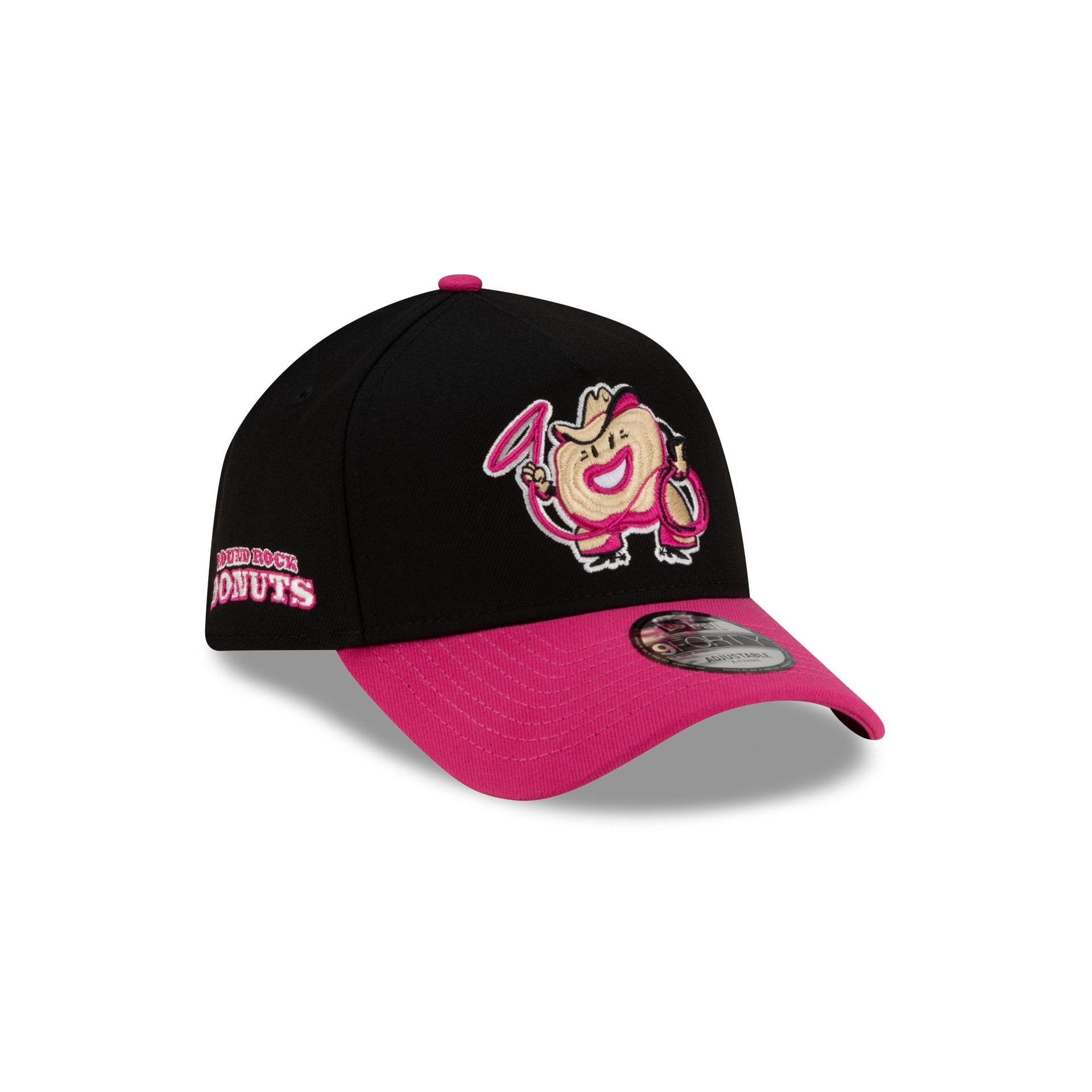 Round Rock Express Black Food Pack 9FORTY A-Frame Snapback Hat