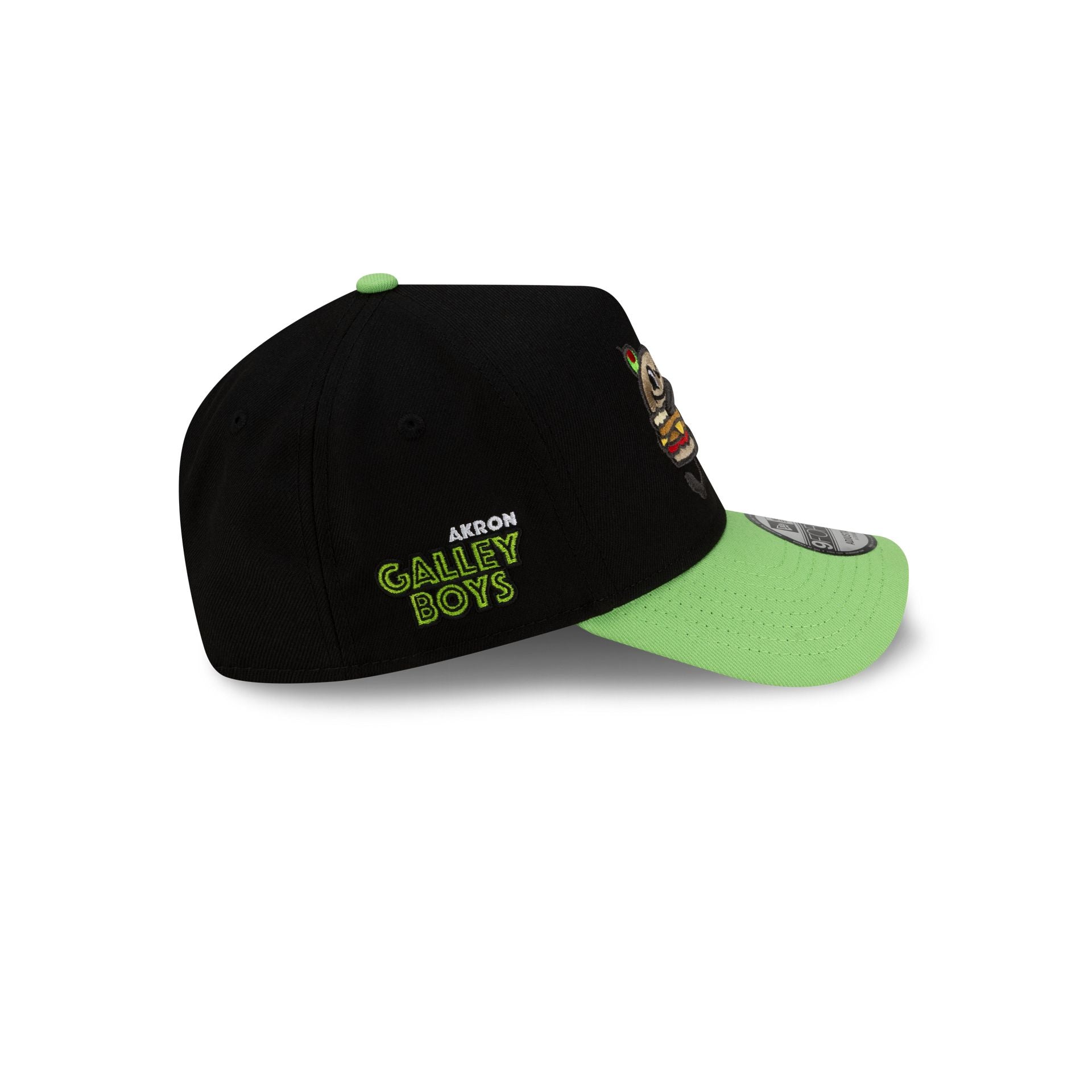 Akron RubberDucks Black Food Pack 9FORTY A-Frame Snapback Hat - Image 4