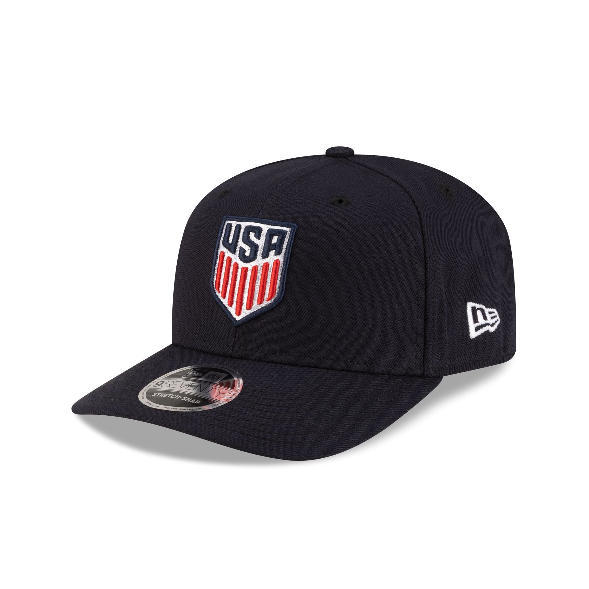 U.S. Soccer Men's National Team Americana Flag Navy 9SEVENTY Stretch-Snap Hat - Image 3