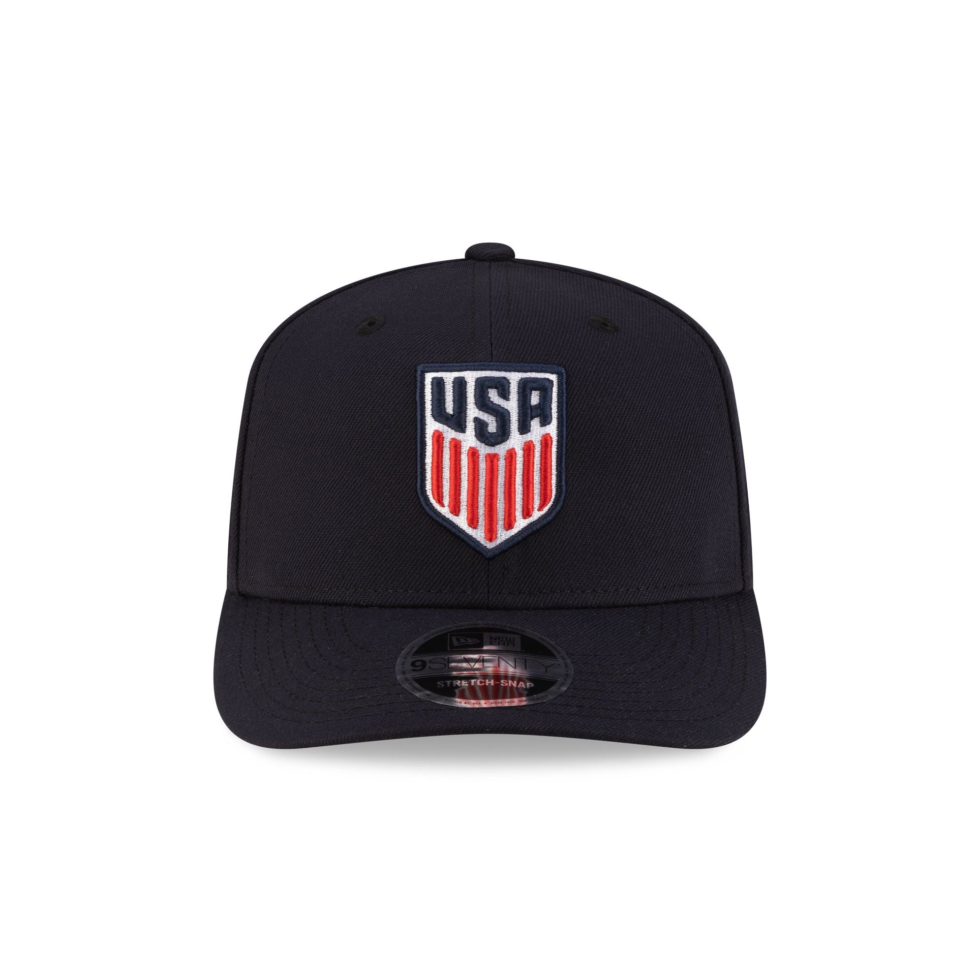 U.S. Soccer Men's National Team Americana Flag Navy 9SEVENTY Stretch-Snap Hat - Image 2