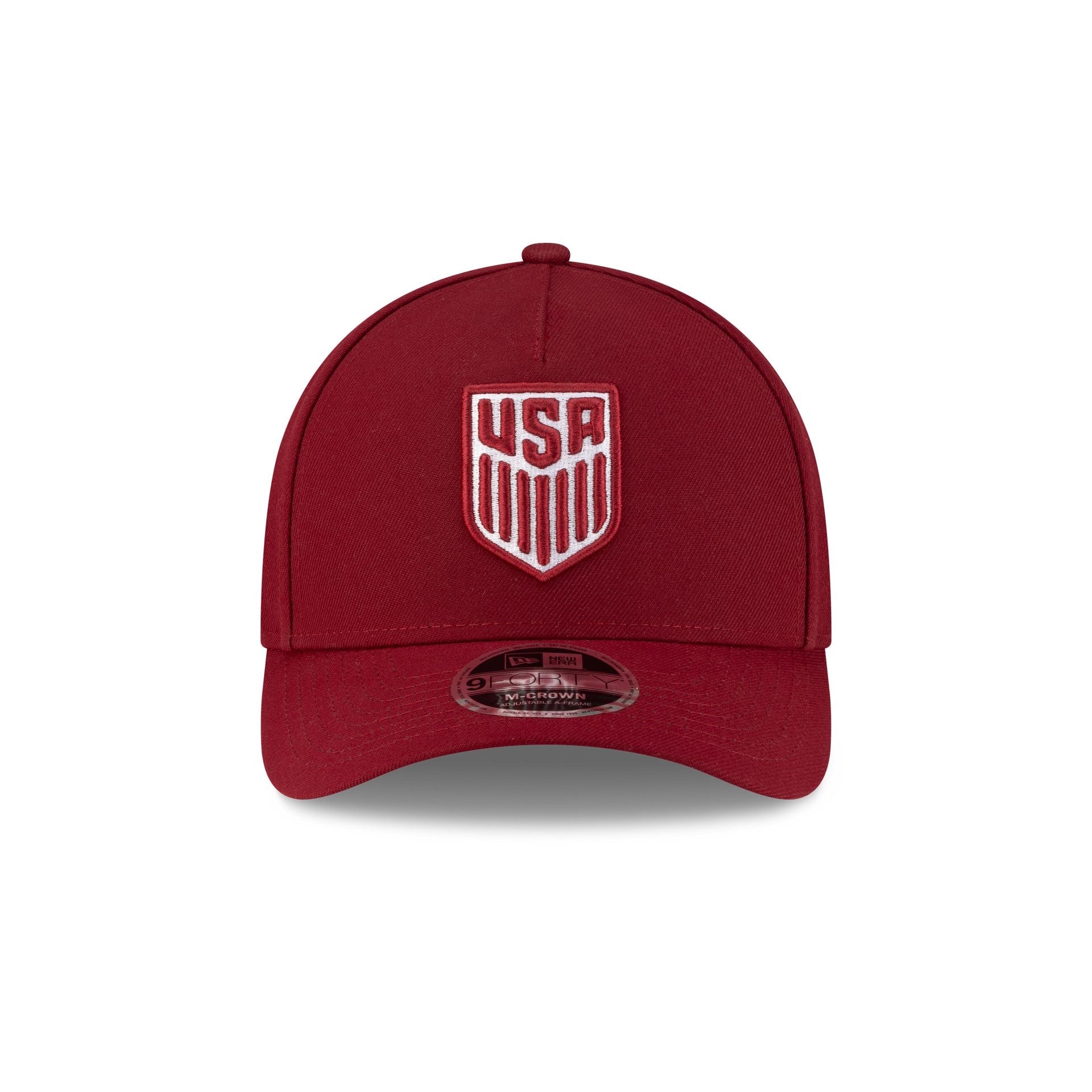 U.S. Soccer Men's National Team Cardinal 9FORTY M-Crown A-Frame Snapback Hat - Image 2