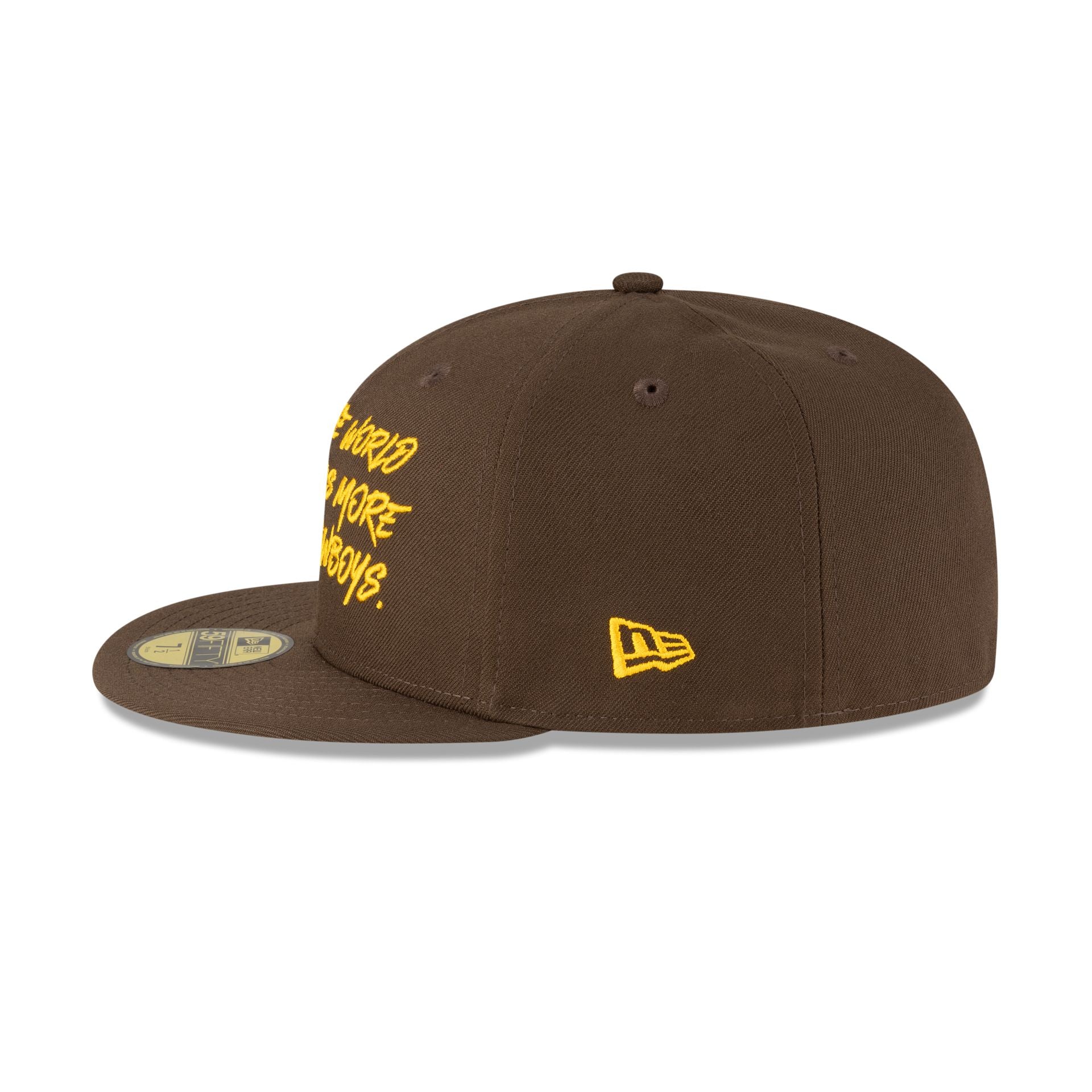 Wyoming Cowboys Josh Allen Jersey Retirement More Cowboys 59FIFTY Fitted Hat - Image 5