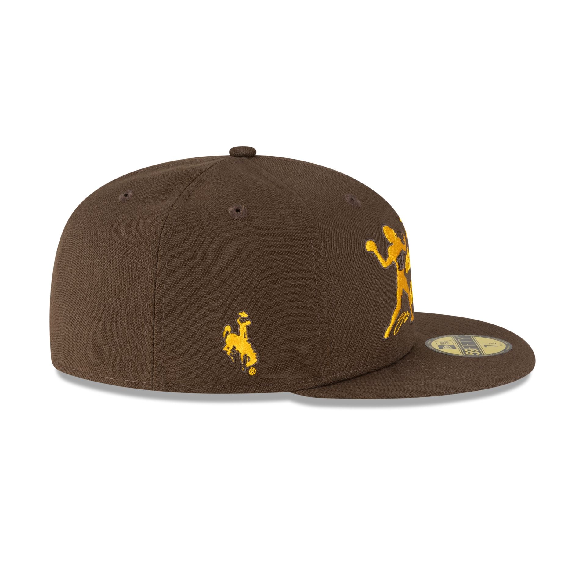 Wyoming Cowboys Josh Allen Jersey Retirement More Cowboys 59FIFTY Fitted Hat - Image 4
