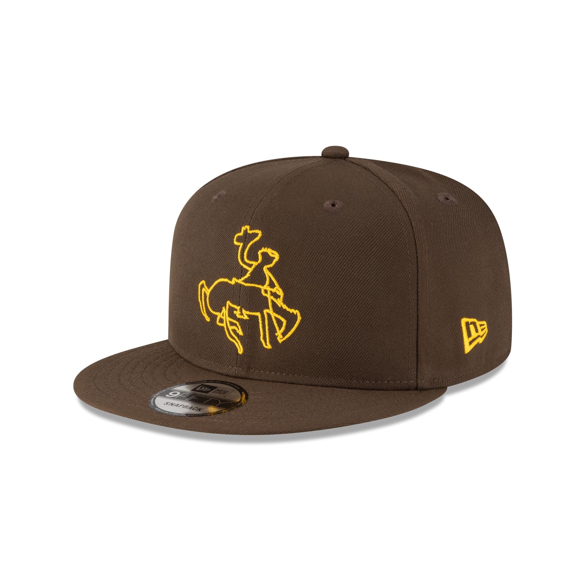 Wyoming Cowboys Josh Allen Jersey Retirement Cowboy 9FIFTY Snapback Hat - Image 3