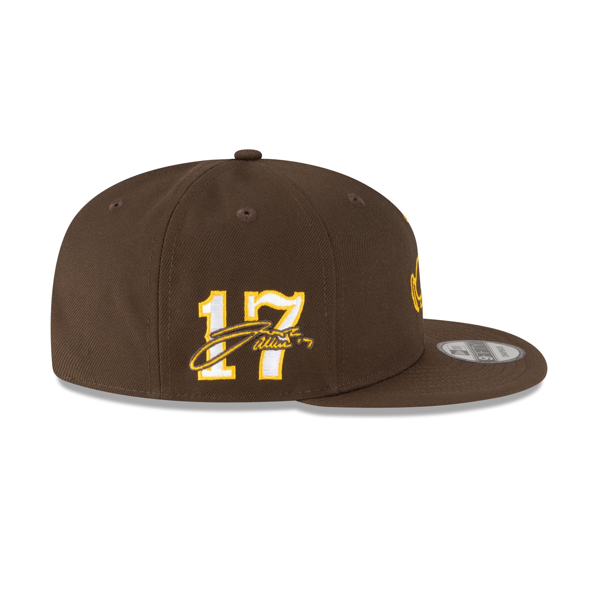 Wyoming Cowboys Josh Allen Jersey Retirement Cowboy 9FIFTY Snapback Hat - Image 4