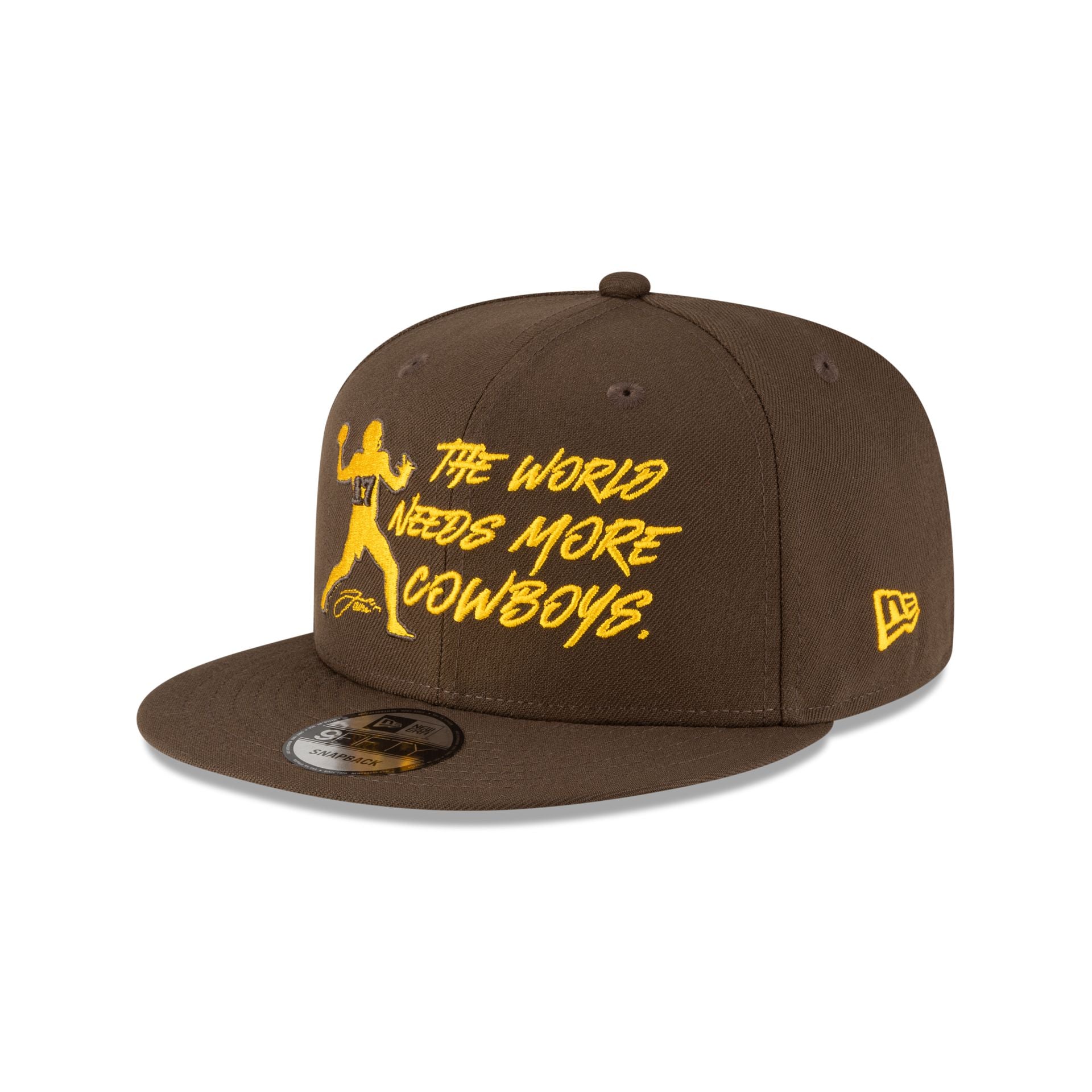 Wyoming Cowboys Josh Allen Jersey Retirement More Cowboys 9FIFTY Snapback Hat - Image 3